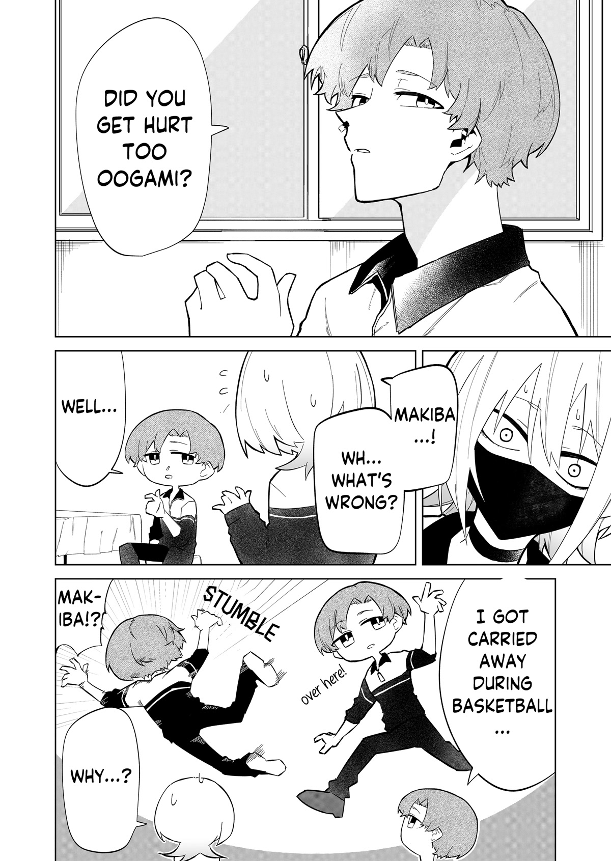 Wolf-chan Is Trying to Feign Indifference Chapter 3 page 4 - Chapter 3: Infirmaries and Shared Umbrellas