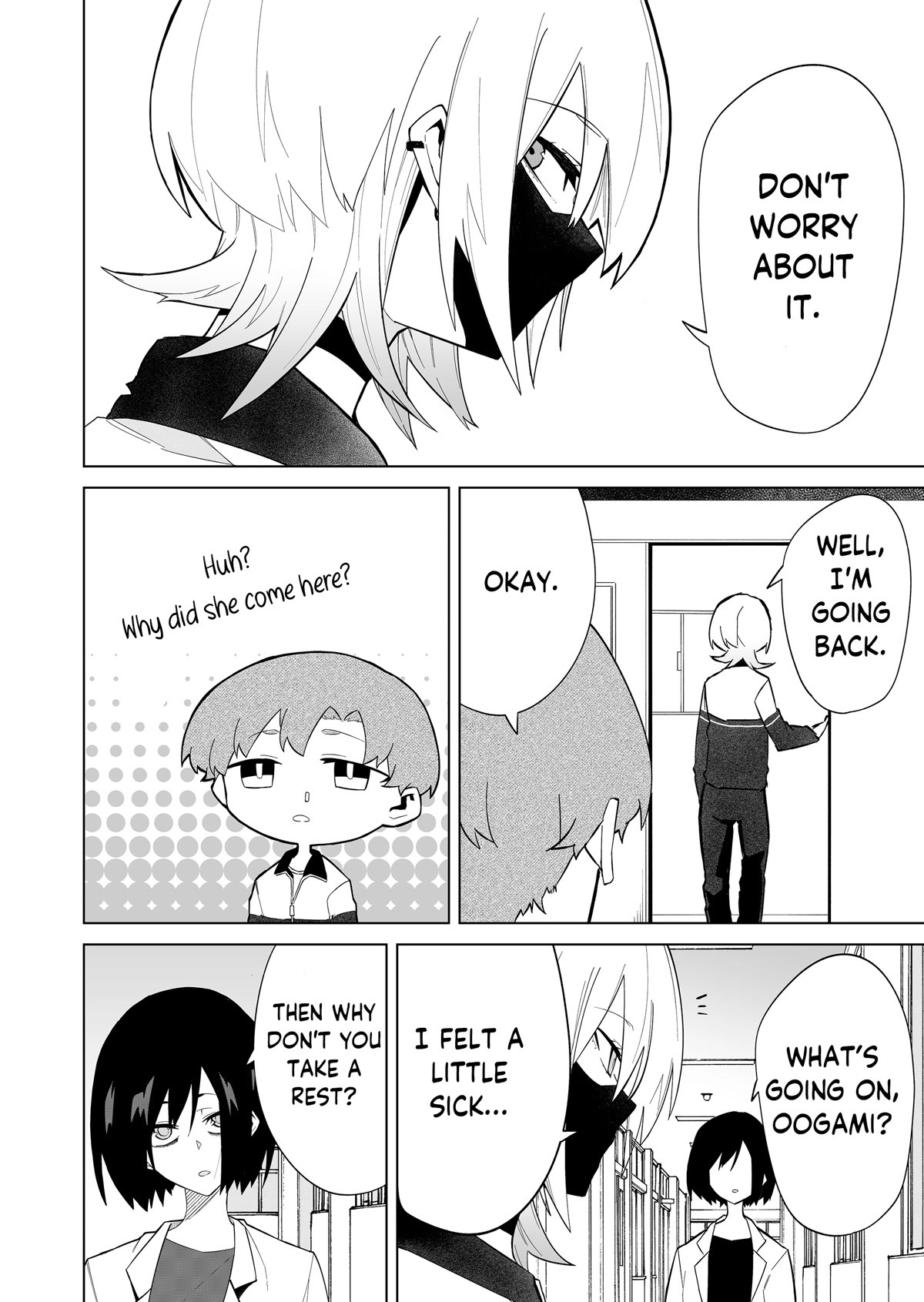 Wolf-chan Is Trying to Feign Indifference Chapter 3 page 8 - Chapter 3: Infirmaries and Shared Umbrellas