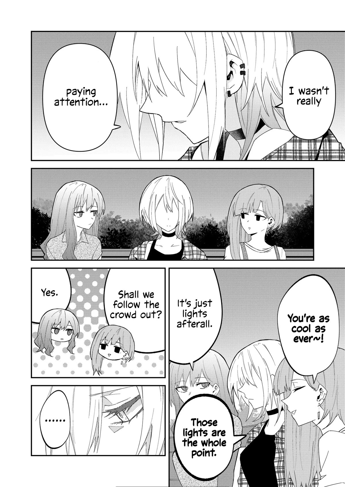 Wolf-chan Is Trying to Feign Indifference Chapter 32 page 2 - Chapter 32: Sparklers and a Promise