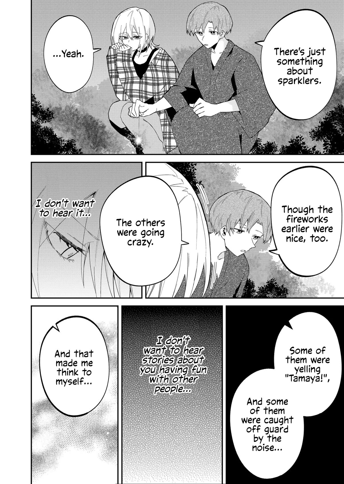 Wolf-chan Is Trying to Feign Indifference Chapter 32 page 6 - Chapter 32: Sparklers and a Promise
