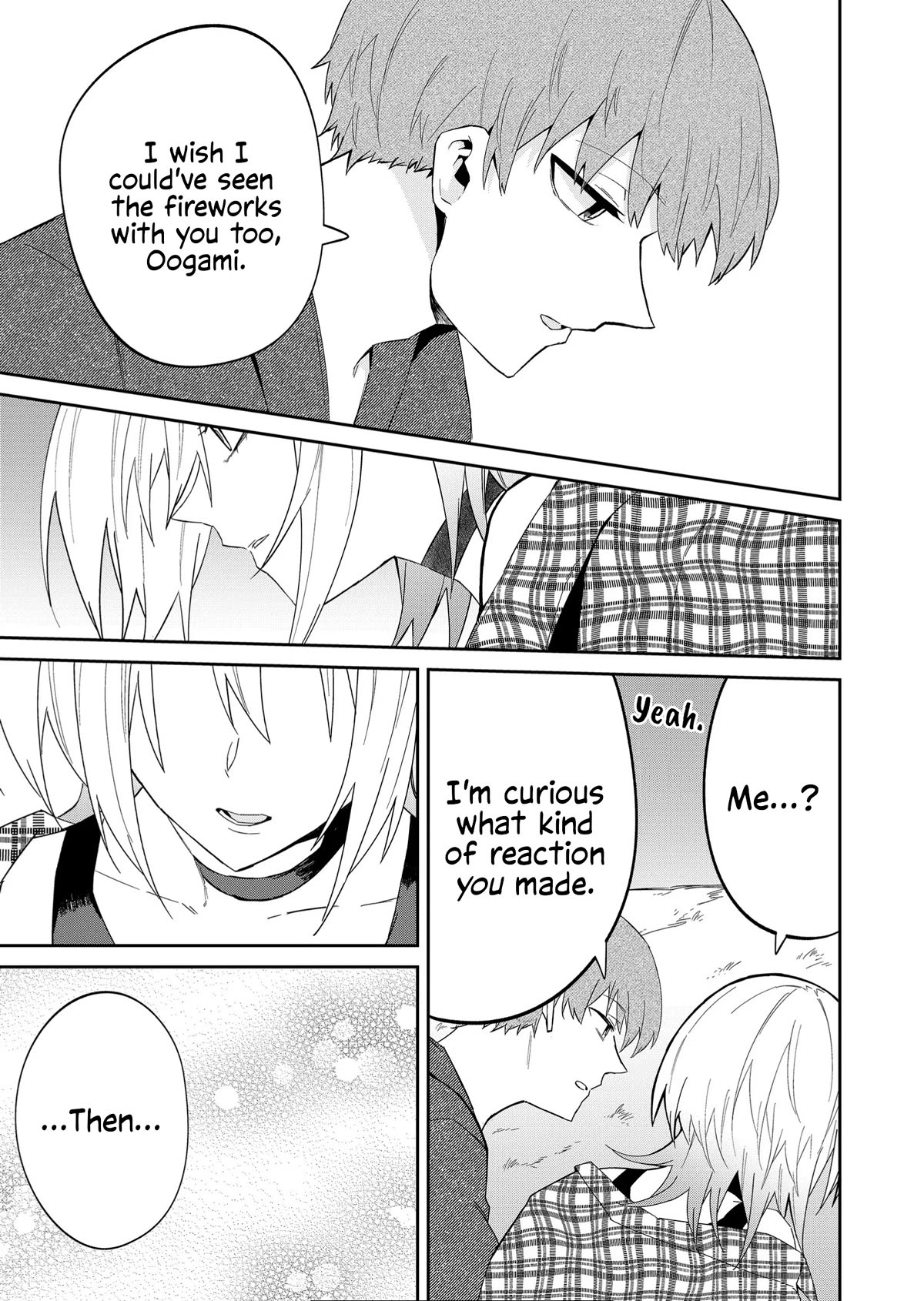 Wolf-chan Is Trying to Feign Indifference Chapter 32 page 7 - Chapter 32: Sparklers and a Promise