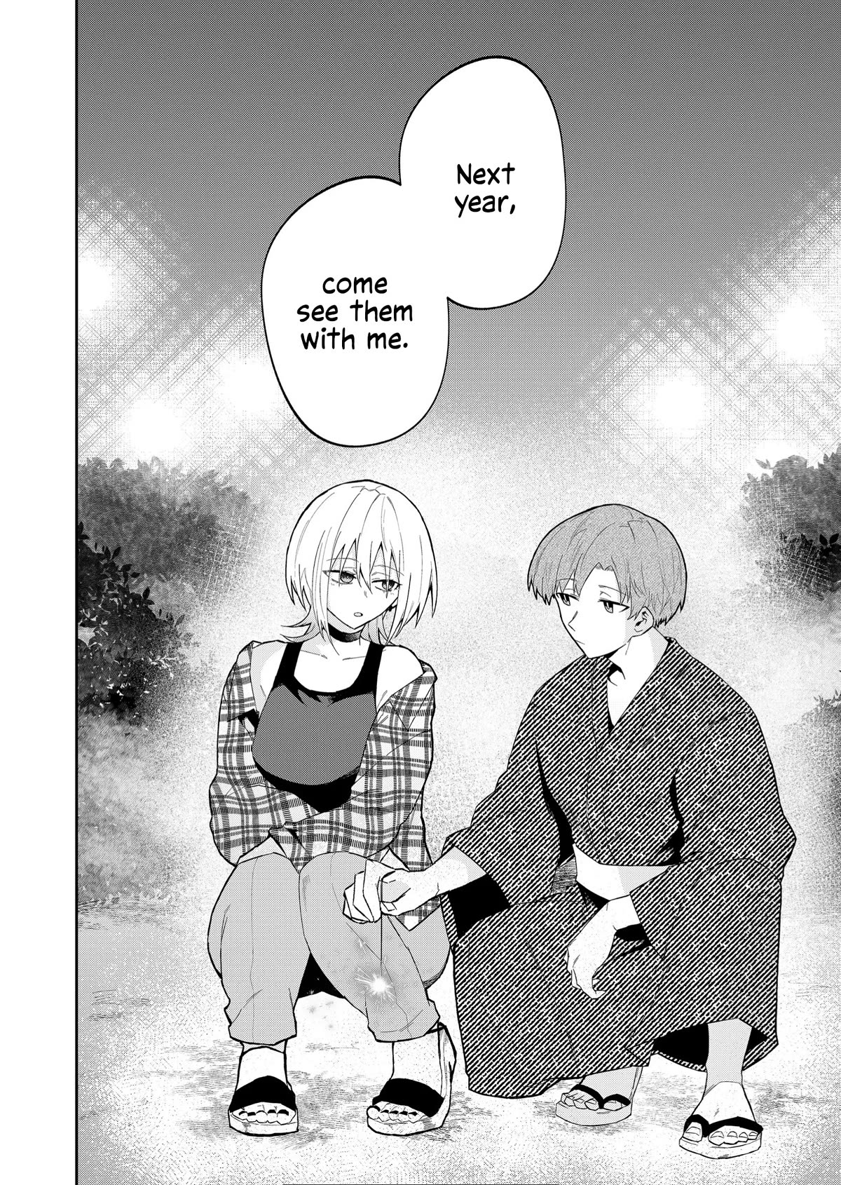 Wolf-chan Is Trying to Feign Indifference Chapter 32 page 8 - Chapter 32: Sparklers and a Promise