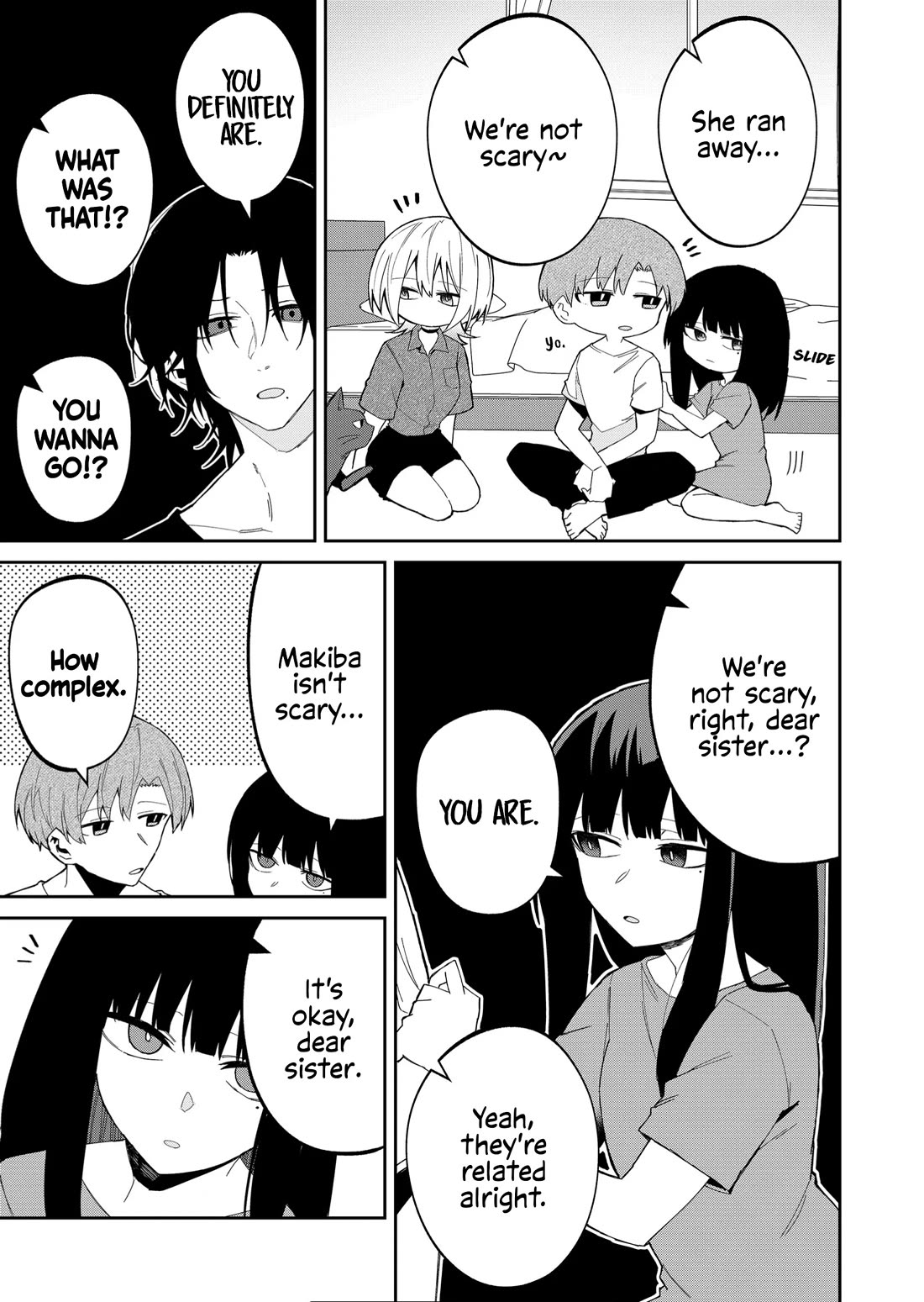 Wolf-chan Is Trying to Feign Indifference Chapter 34 page 5 - Chapter 34: Homework and Little Sister
