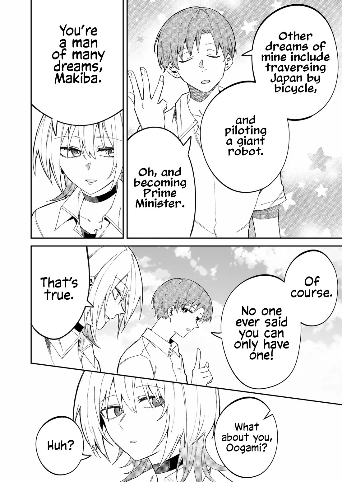 Wolf-chan Is Trying to Feign Indifference Chapter 37 page 4 - Chapter 37: Dream and Declaration