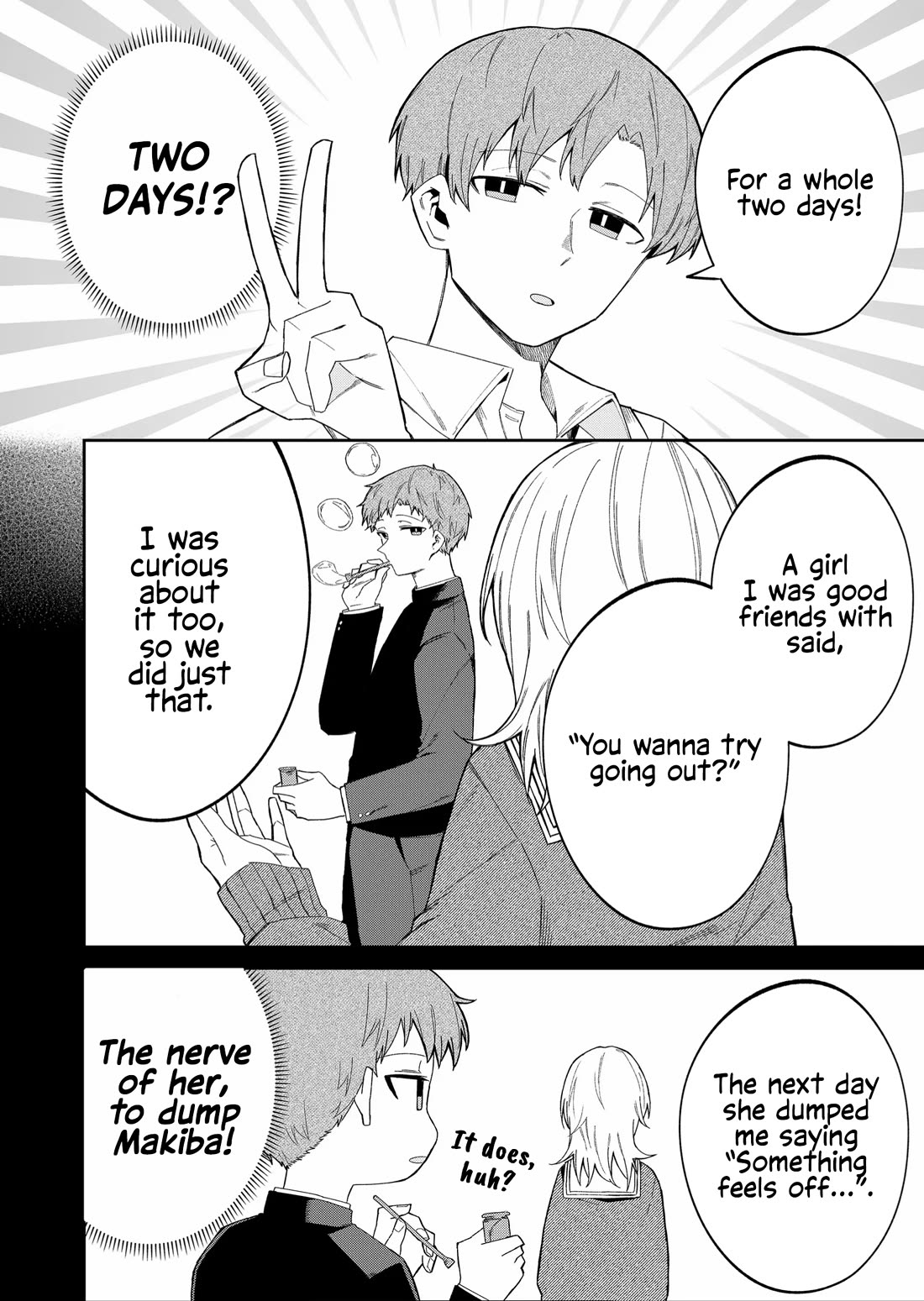 Wolf-chan Is Trying to Feign Indifference Chapter 39 page 2 - Chapter 39: Friends and Lovers.