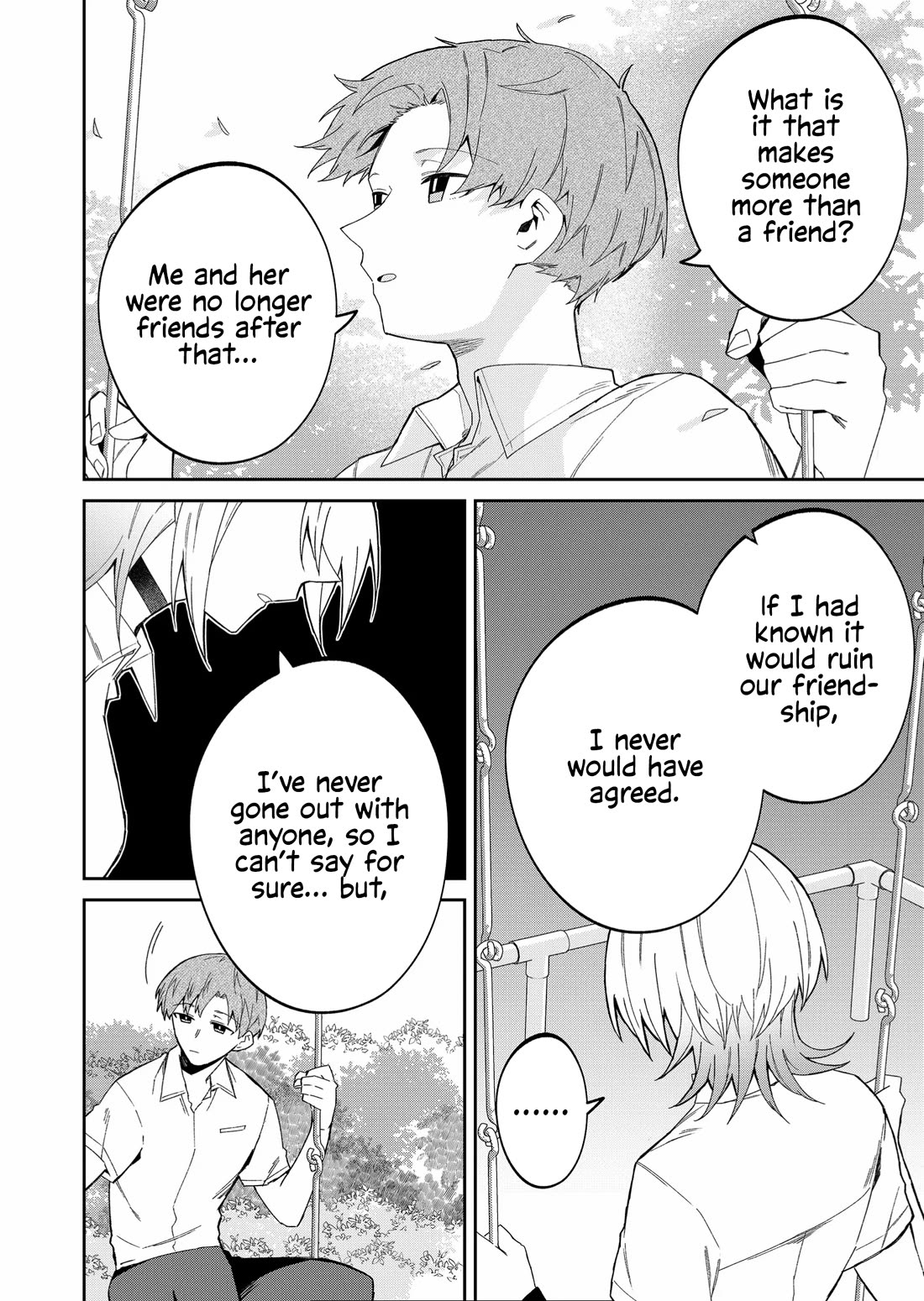 Wolf-chan Is Trying to Feign Indifference Chapter 39 page 4 - Chapter 39: Friends and Lovers.