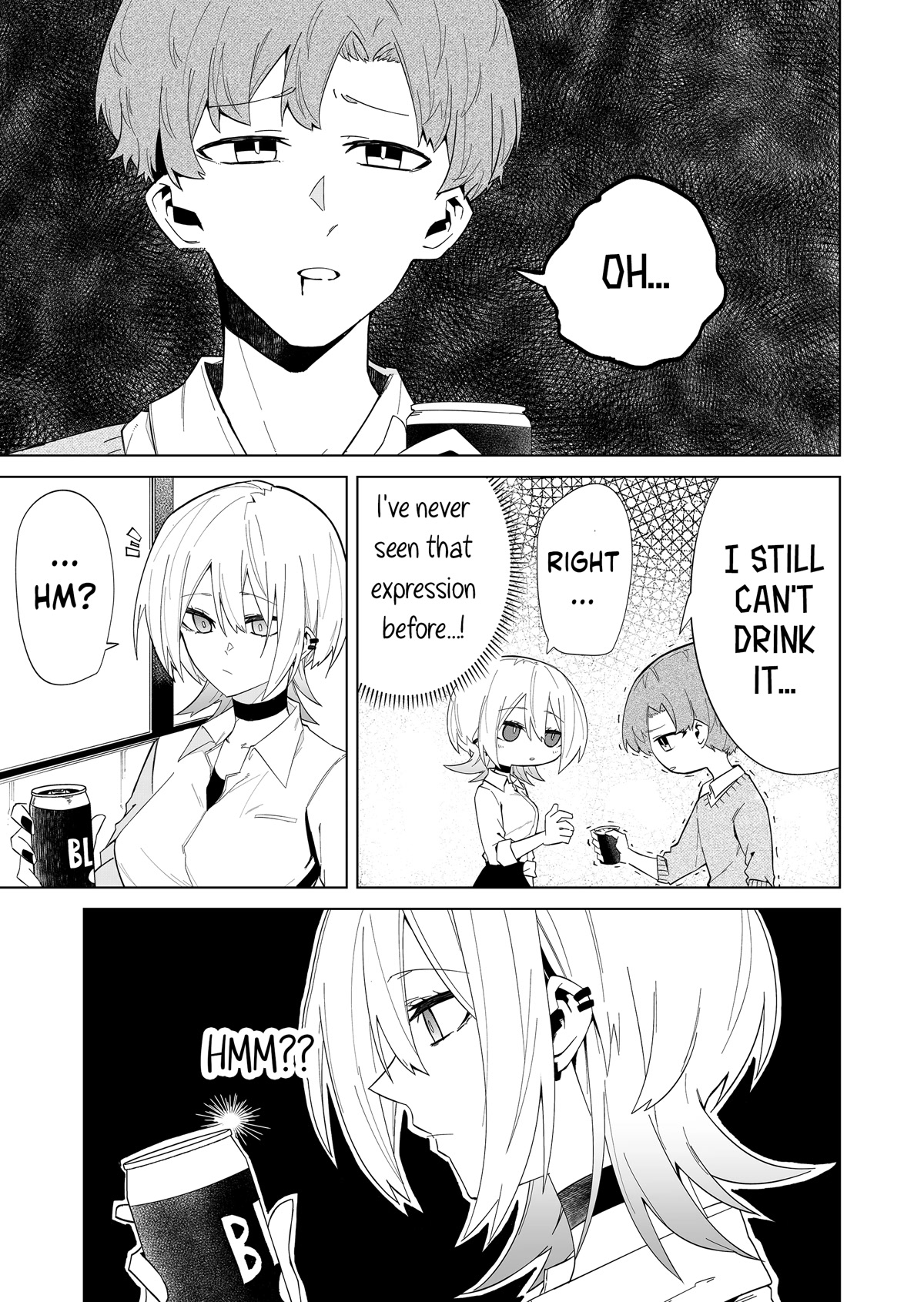Wolf-chan Is Trying to Feign Indifference Chapter 4 page 13 - Chapter 4: Adjacent Seats and Black Coffee