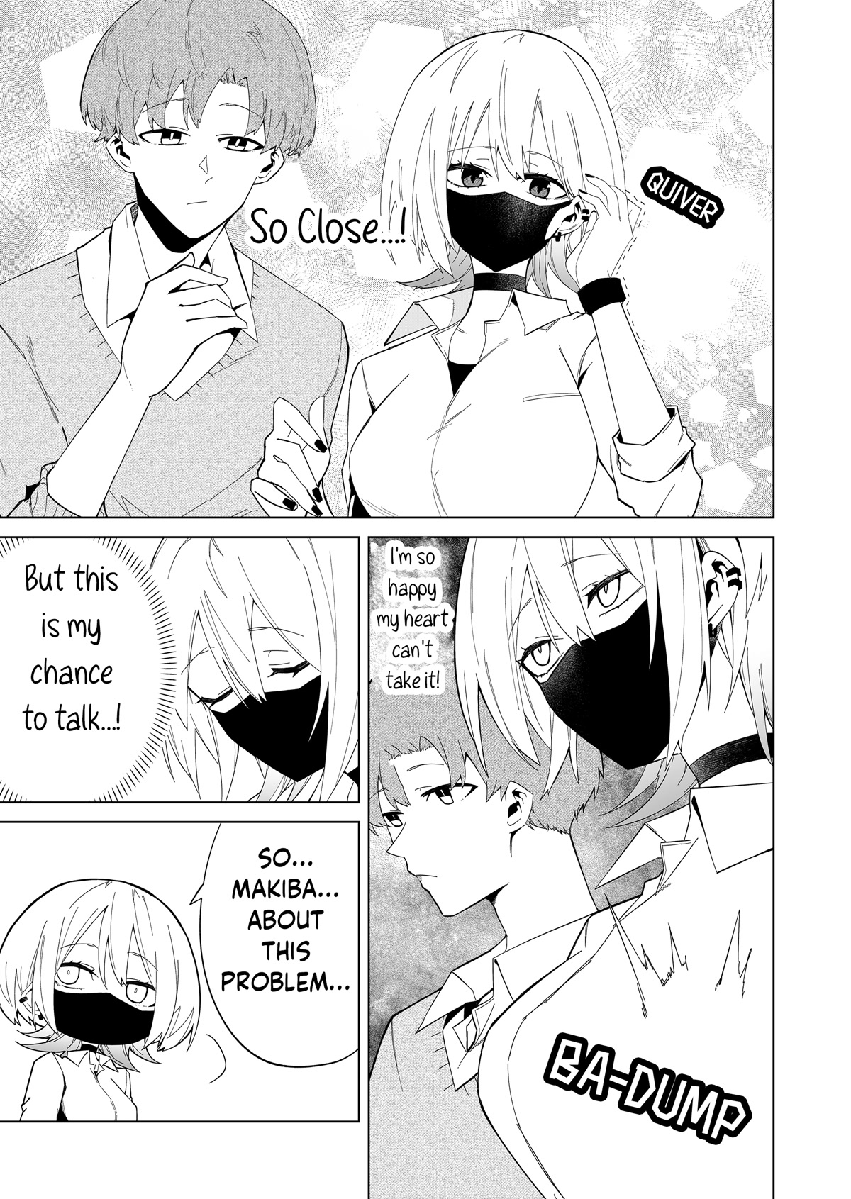 Wolf-chan Is Trying to Feign Indifference Chapter 4 page 5 - Chapter 4: Adjacent Seats and Black Coffee
