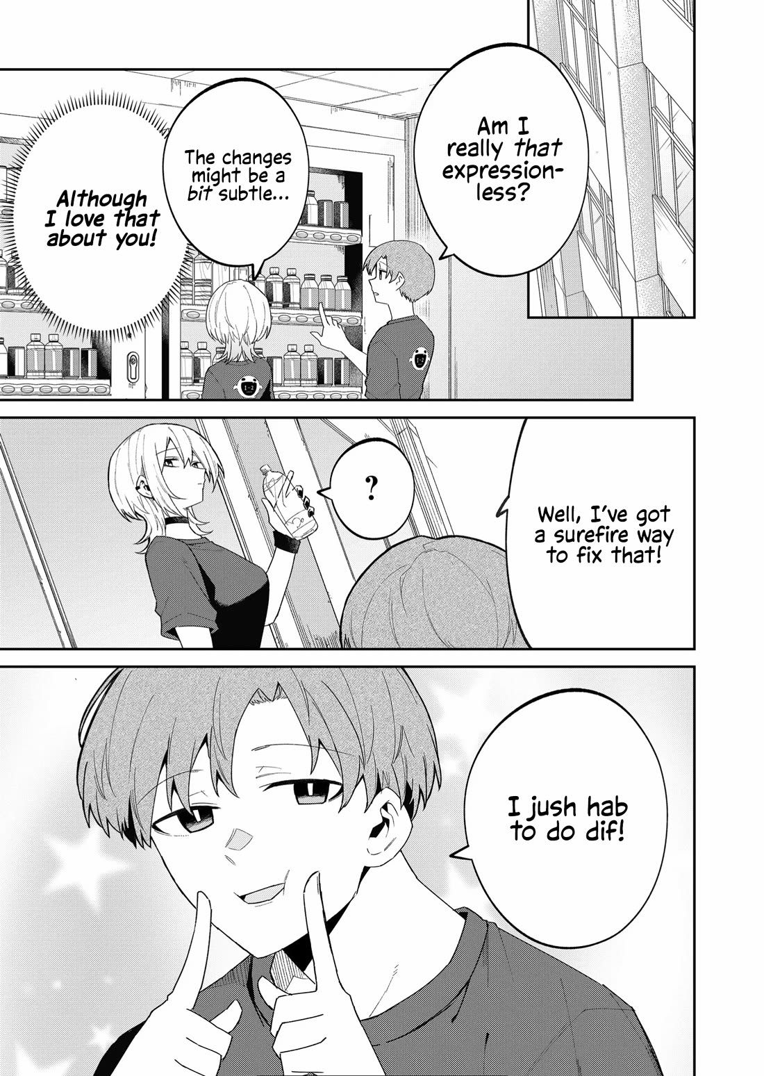 Wolf-chan Is Trying to Feign Indifference Chapter 44 page 11 - Chapter 44: Service Smile and Facial Muscles