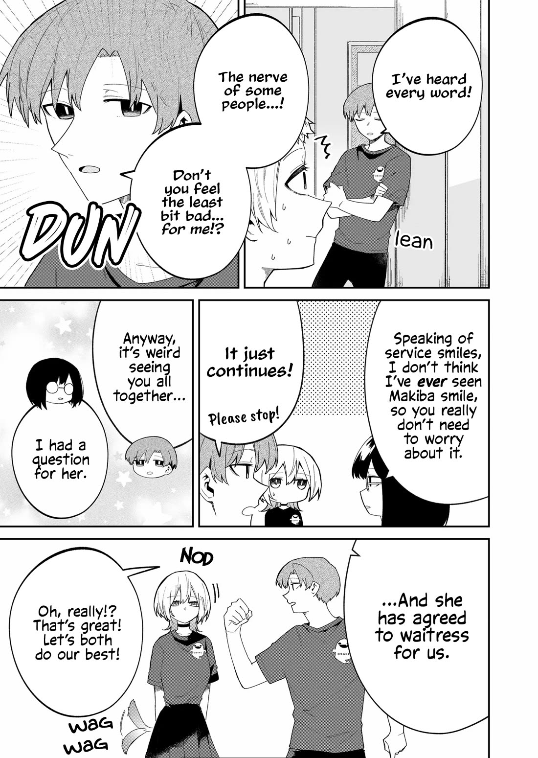 Wolf-chan Is Trying to Feign Indifference Chapter 44 page 7 - Chapter 44: Service Smile and Facial Muscles