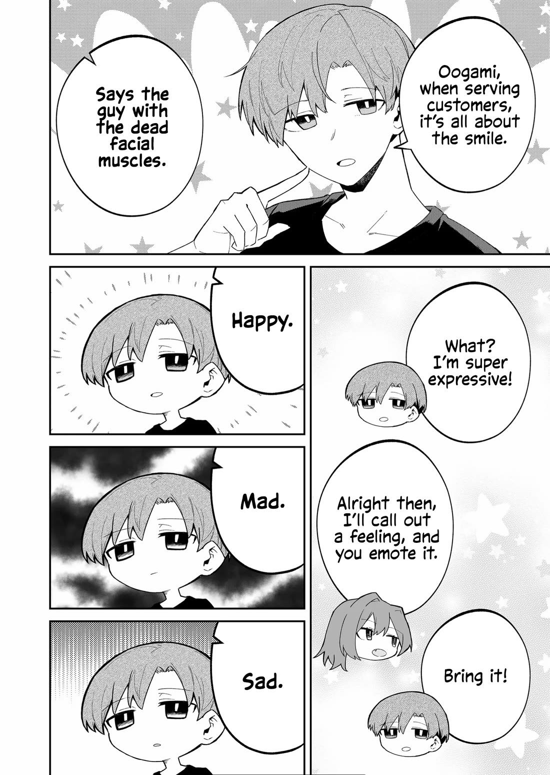 Wolf-chan Is Trying to Feign Indifference Chapter 44 page 8 - Chapter 44: Service Smile and Facial Muscles