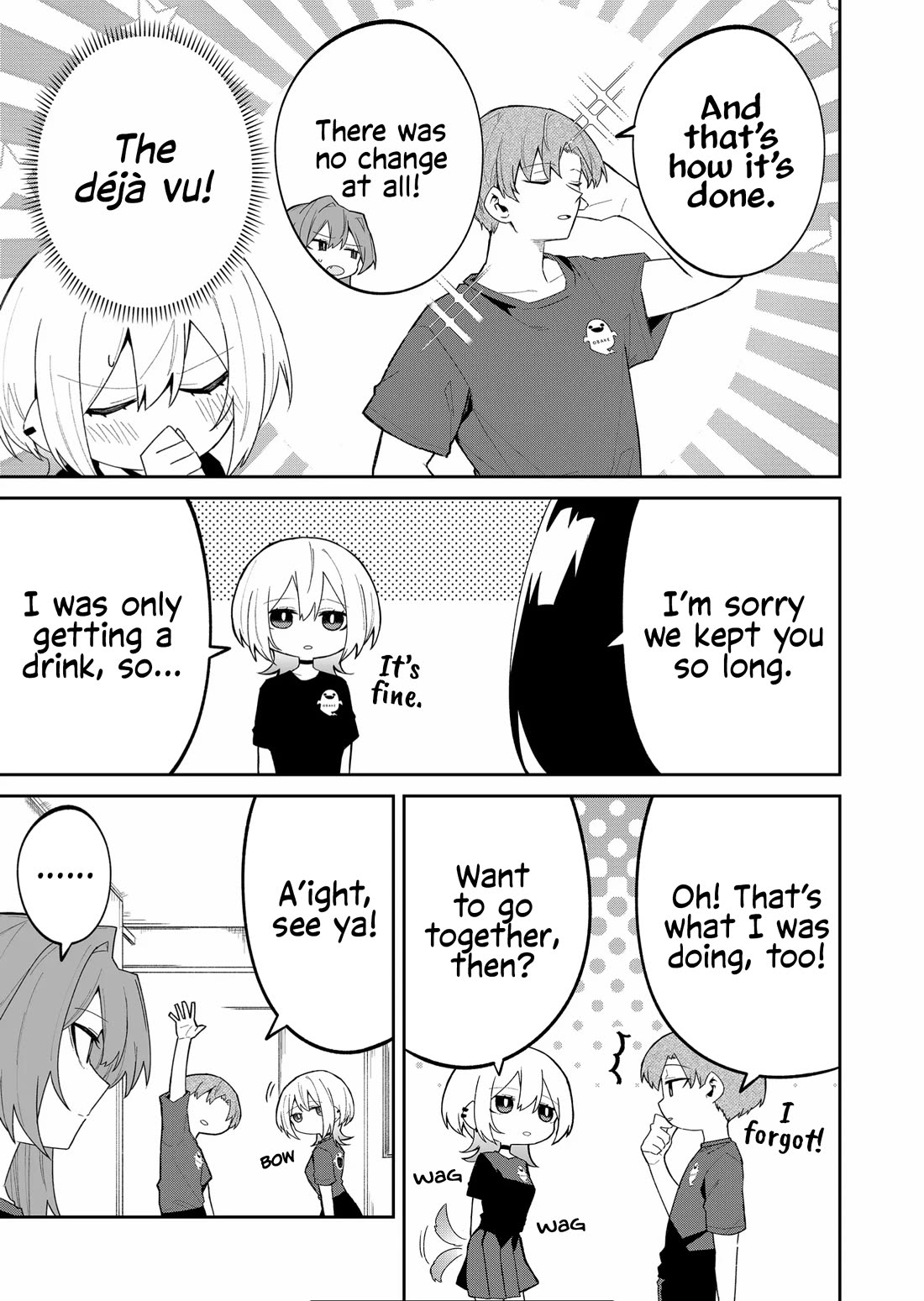 Wolf-chan Is Trying to Feign Indifference Chapter 44 page 9 - Chapter 44: Service Smile and Facial Muscles