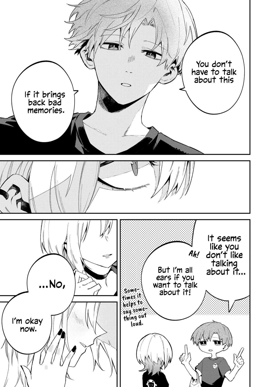 Wolf-chan Is Trying to Feign Indifference Chapter 46 page 5 - Chapter 46: Cheeks and Memories