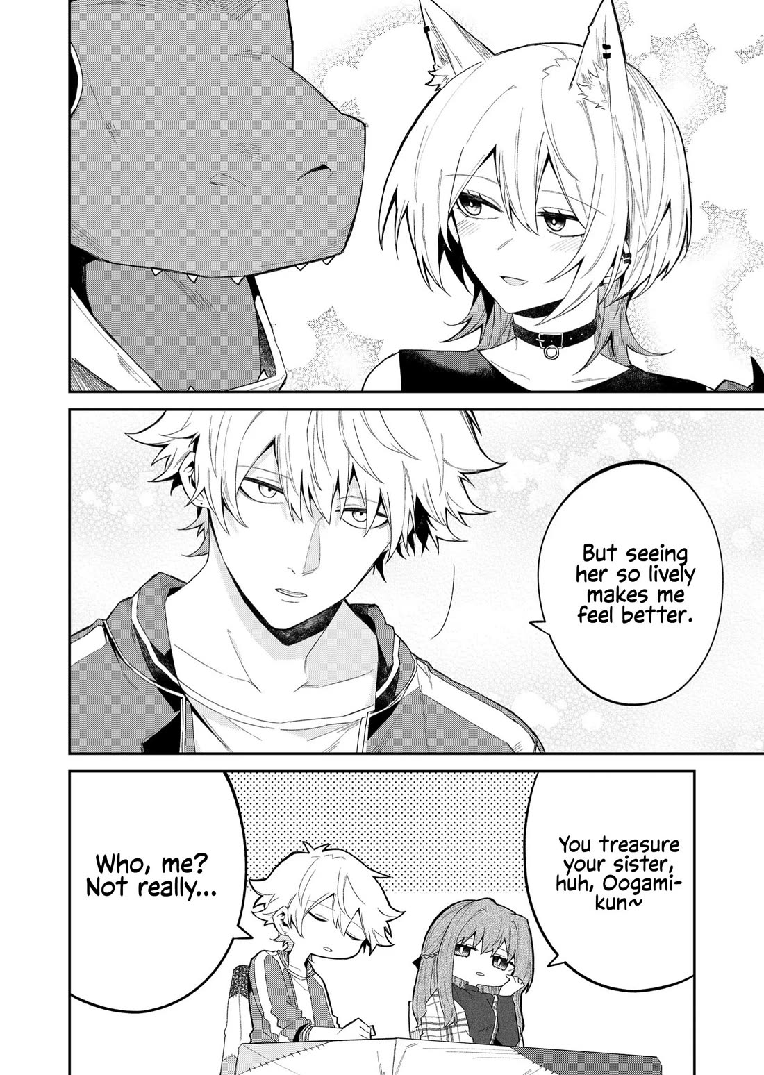 Wolf-chan Is Trying to Feign Indifference Chapter 48 page 12 - Chapter 48: New Info and Liveliness