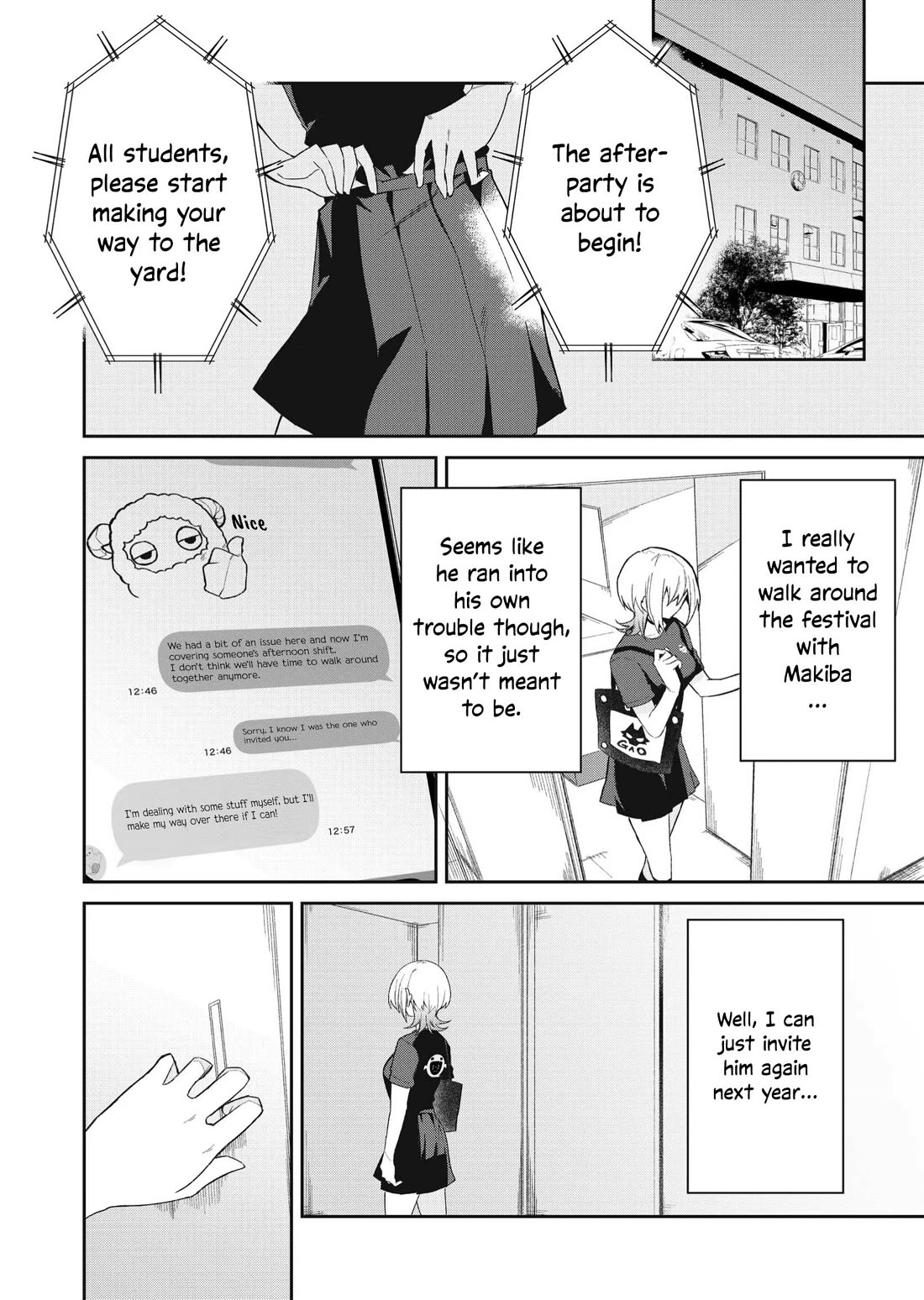 Wolf-chan Is Trying to Feign Indifference Chapter 49 page 12 - Chapter 49: Culture Festival and Trouble