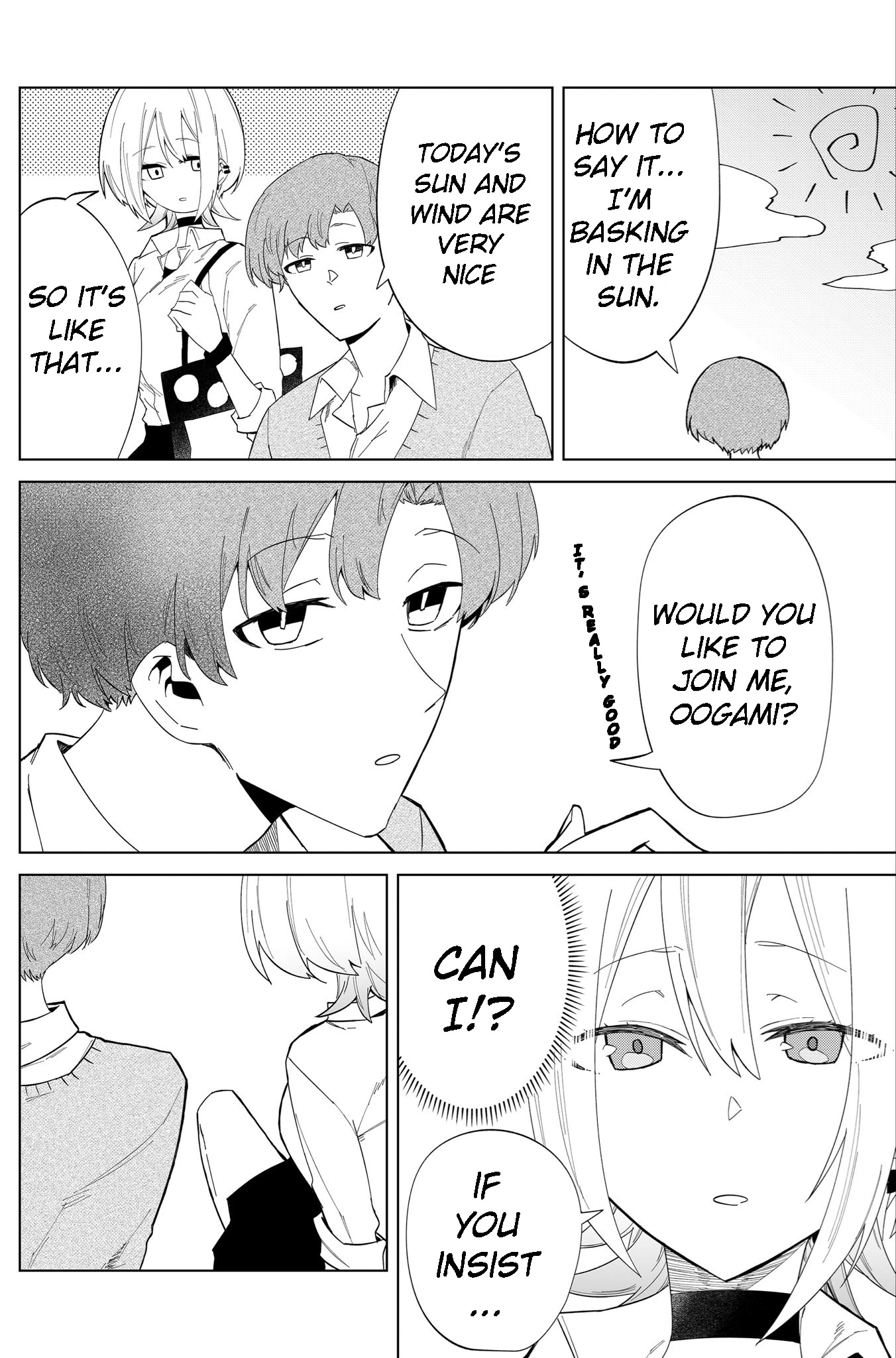 Wolf-chan Is Trying to Feign Indifference Chapter 5.5 page 3 - Chapter 5.5: Baskin in the sun