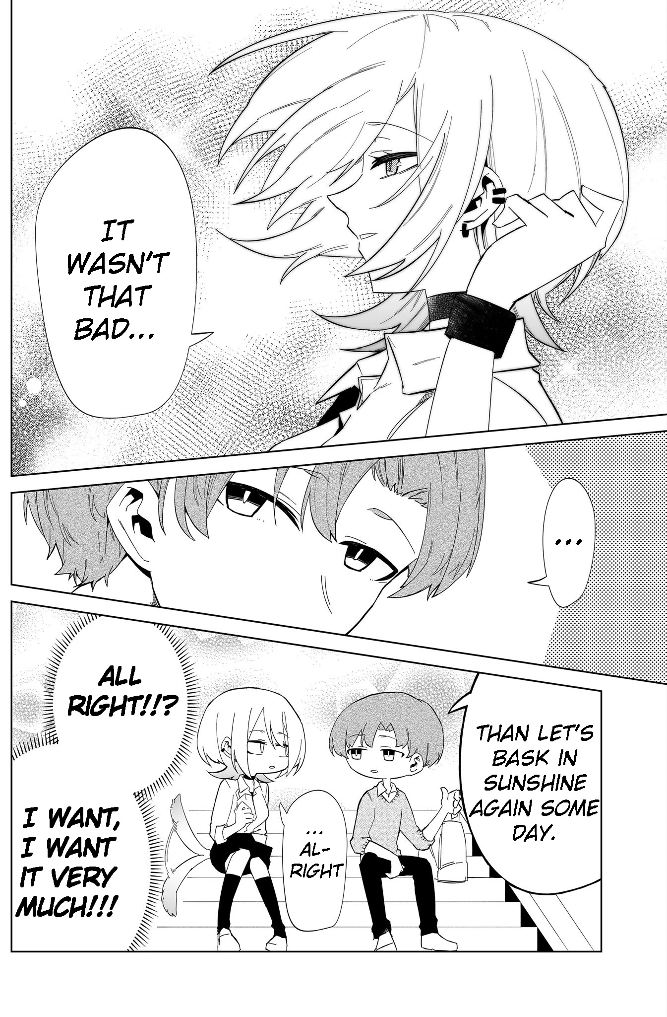 Wolf-chan Is Trying to Feign Indifference Chapter 5.5 page 8 - Chapter 5.5: Baskin in the sun