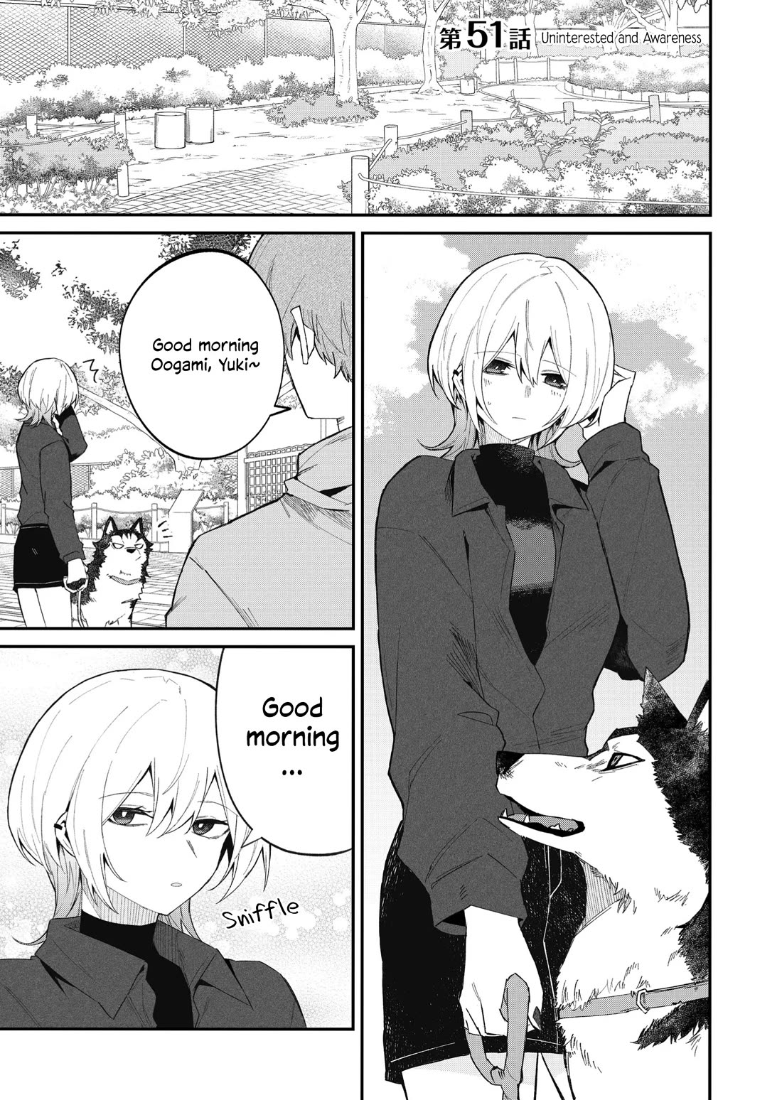 Wolf-chan Is Trying to Feign Indifference Chapter 51 page 1 - Chapter 51: Uninterested and Awareness