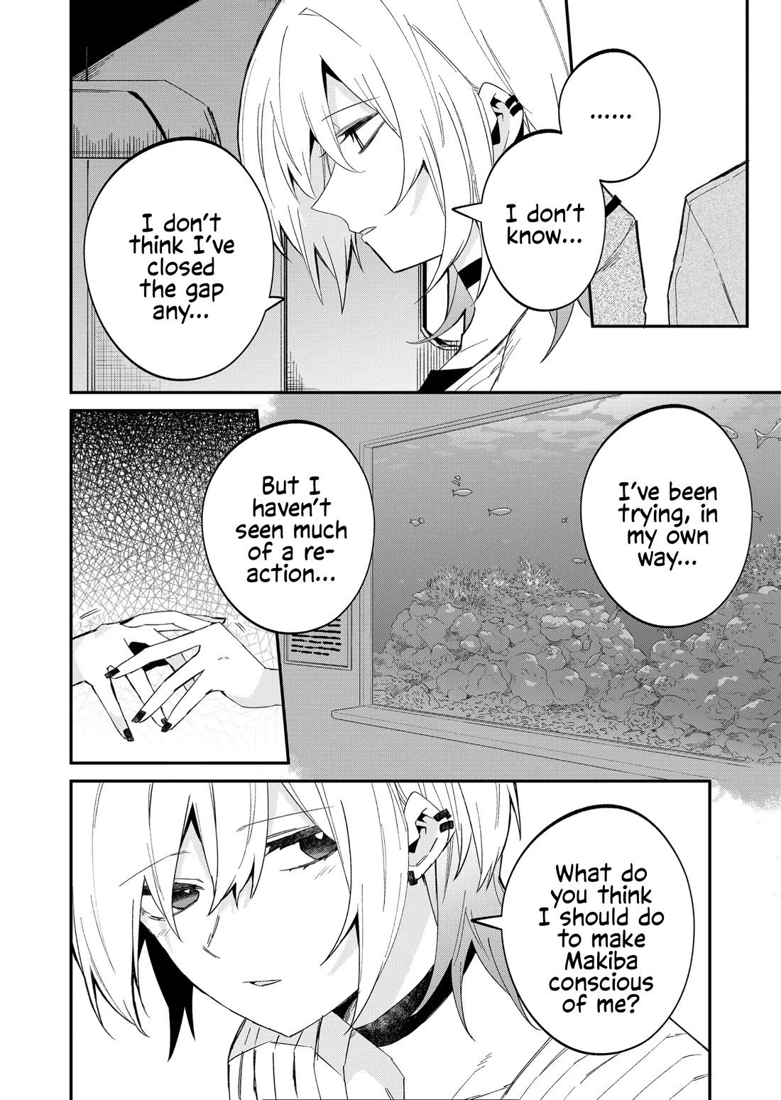 Wolf-chan Is Trying to Feign Indifference Chapter 52 page 10 - Chapter 52: The Aquarium and Calling by Name