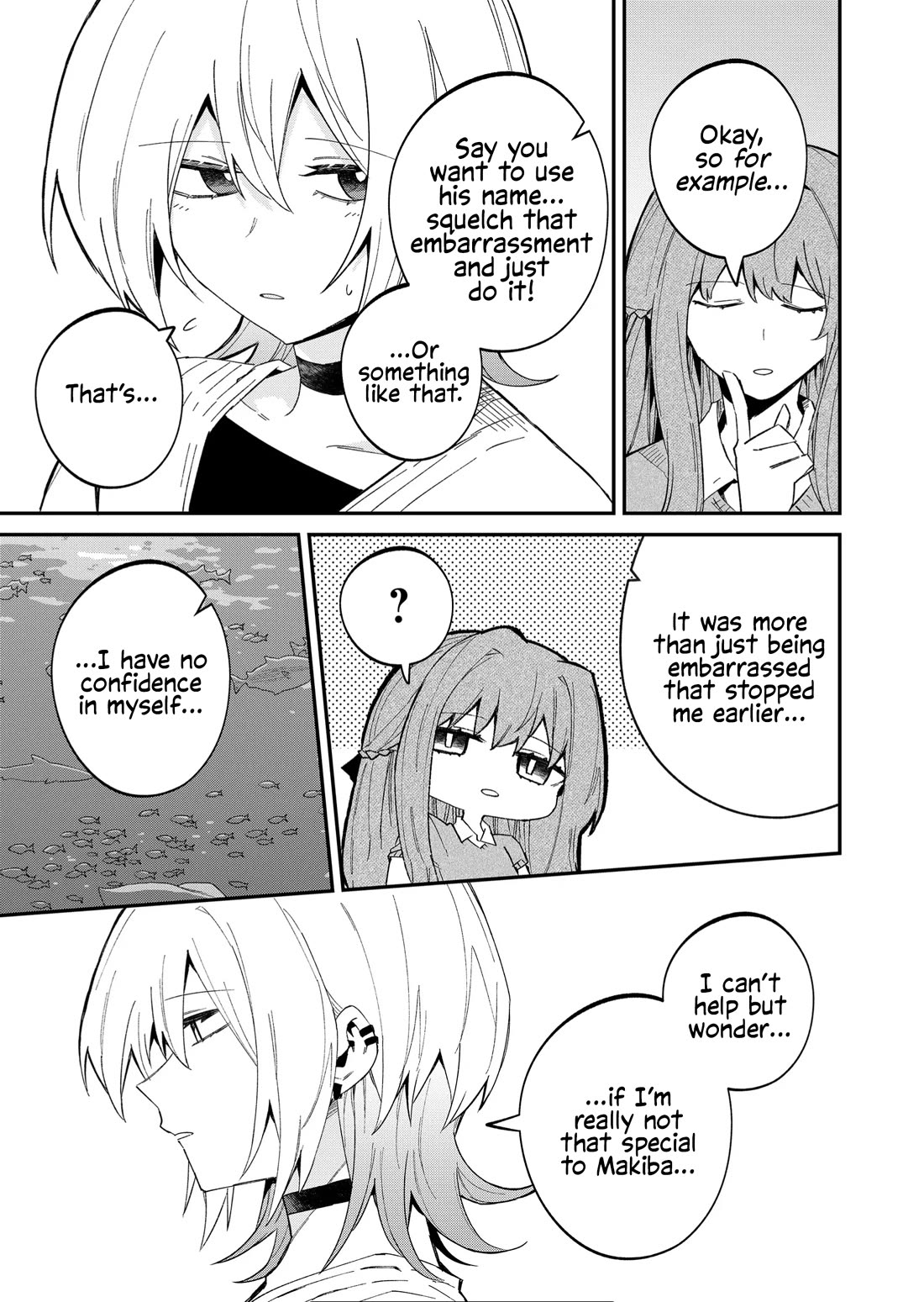Wolf-chan Is Trying to Feign Indifference Chapter 52 page 13 - Chapter 52: The Aquarium and Calling by Name