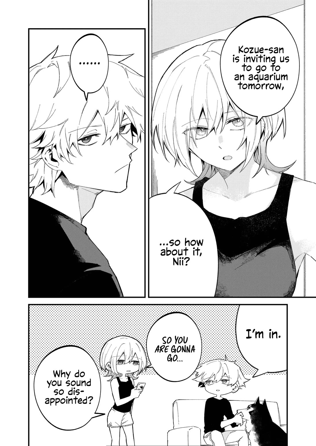 Wolf-chan Is Trying to Feign Indifference Chapter 52 page 2 - Chapter 52: The Aquarium and Calling by Name