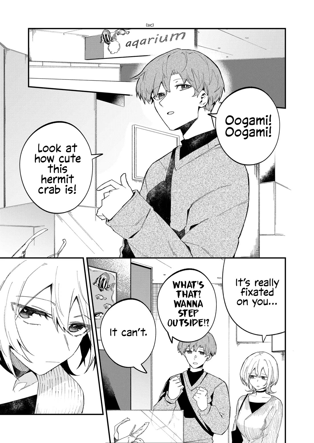 Wolf-chan Is Trying to Feign Indifference Chapter 52 page 7 - Chapter 52: The Aquarium and Calling by Name