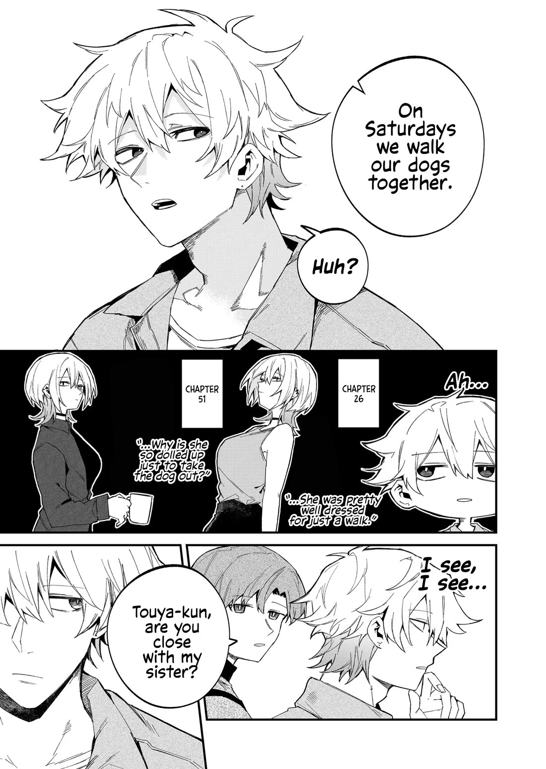 Wolf-chan Is Trying to Feign Indifference Chapter 53 page 3 - Chapter 53: Best Friends and Distance