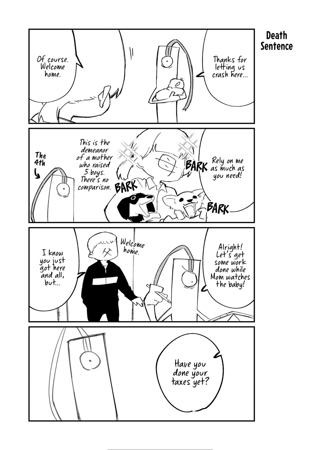 Wolf-chan Is Trying to Feign Indifference Chapter 54.4 page 6 - Chapter 54.04: On Hiatus Special Chapter: The Honn Noshiori Childcare Report #2