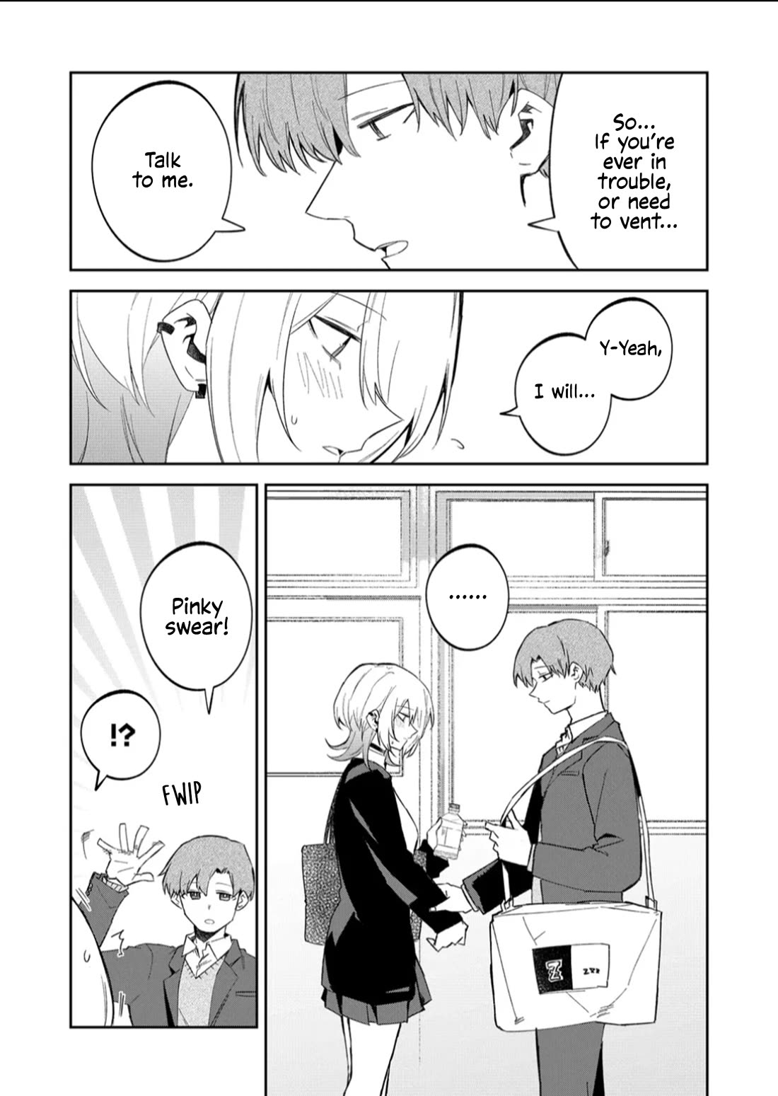 Wolf-chan Is Trying to Feign Indifference Chapter 56 page 11 - Chapter 56: On Your Side and Pinky Swear