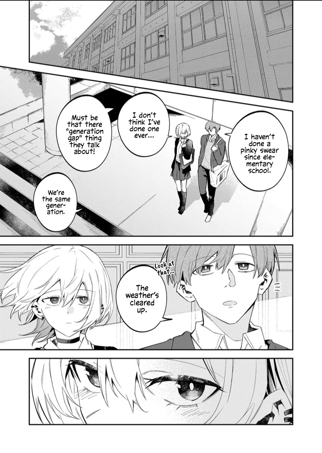 Wolf-chan Is Trying to Feign Indifference Chapter 56 page 13 - Chapter 56: On Your Side and Pinky Swear