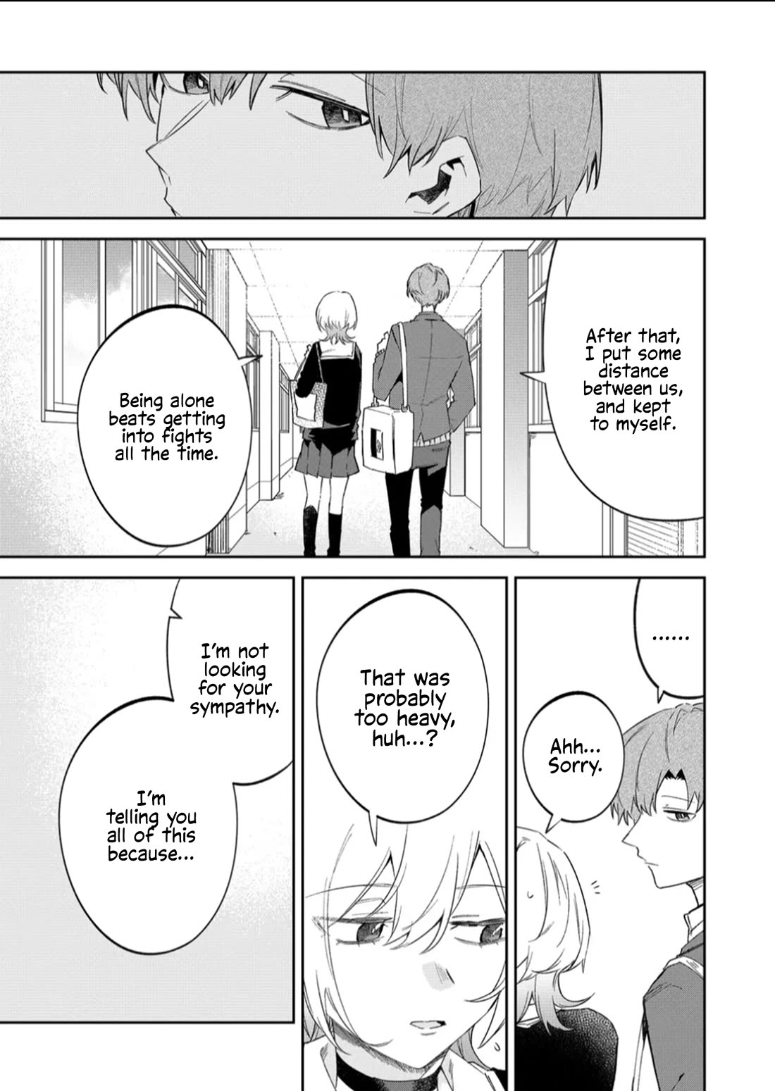 Wolf-chan Is Trying to Feign Indifference Chapter 56 page 7 - Chapter 56: On Your Side and Pinky Swear