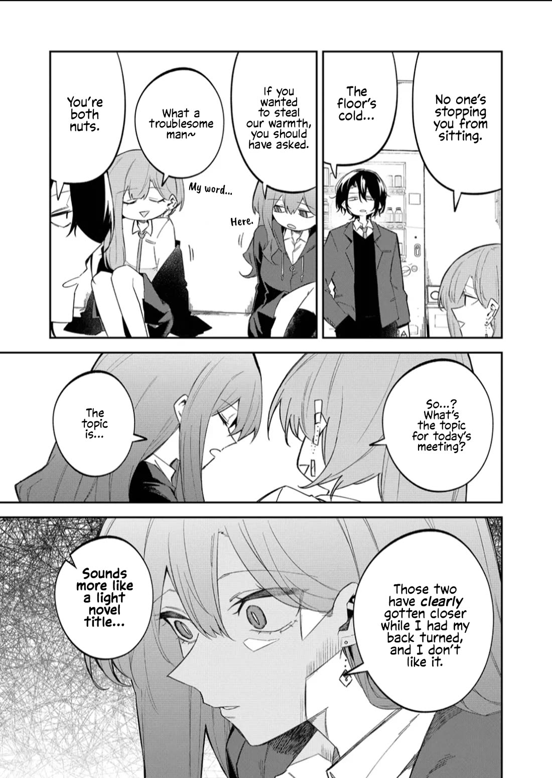Wolf-chan Is Trying to Feign Indifference Chapter 57 page 5 - Chapter 57: Eating in the Hallway and Listening Devices