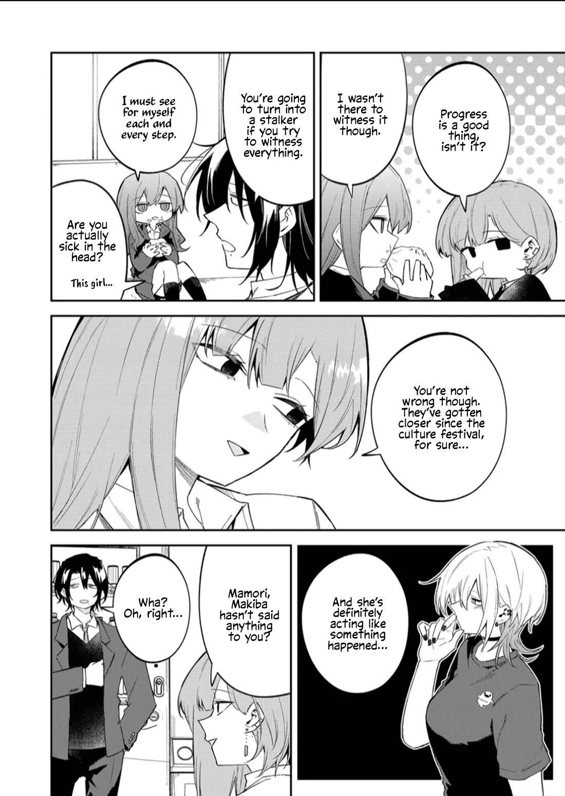 Wolf-chan Is Trying to Feign Indifference Chapter 57 page 6 - Chapter 57: Eating in the Hallway and Listening Devices