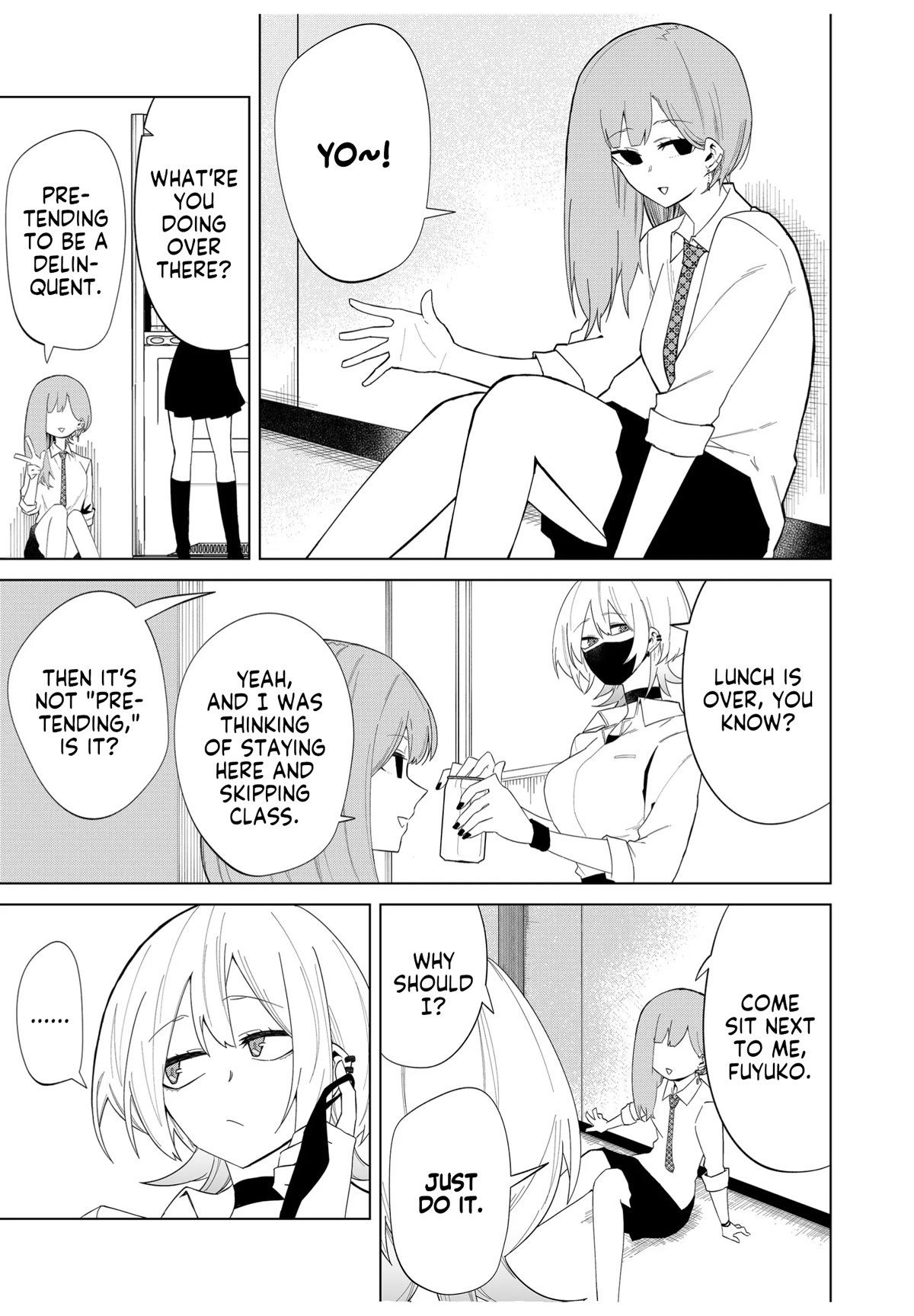 Wolf-chan Is Trying to Feign Indifference Chapter 6 page 3 - Chapter 6: Delinquents and Day Duty