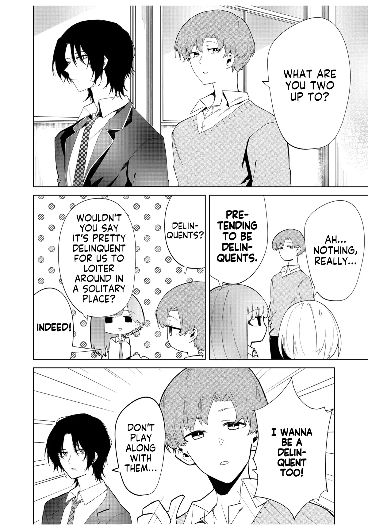 Wolf-chan Is Trying to Feign Indifference Chapter 6 page 6 - Chapter 6: Delinquents and Day Duty