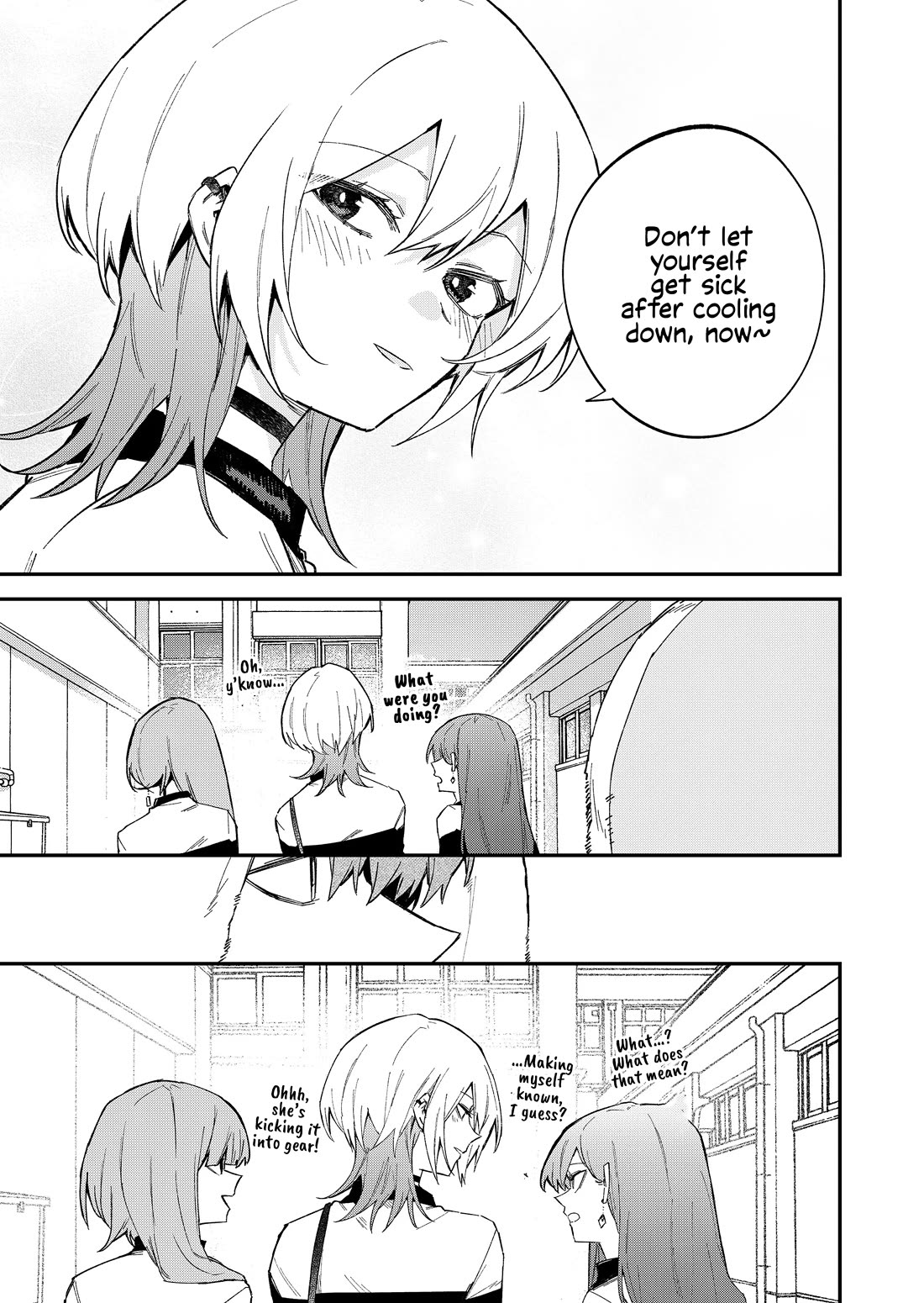 Wolf-chan Is Trying to Feign Indifference Chapter 61 page 17 - Chapter 61: Relay and Towel
