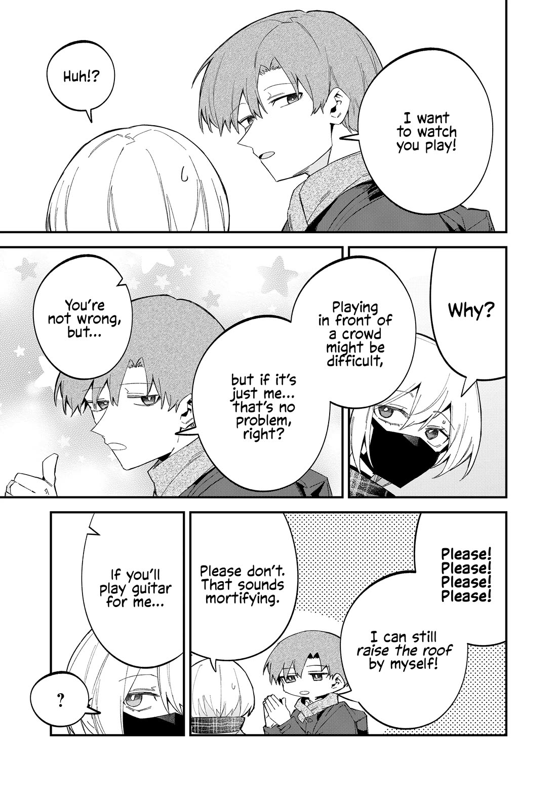 Wolf-chan Is Trying to Feign Indifference Chapter 62 page 9 - Chapter 62: Guitar and Promise