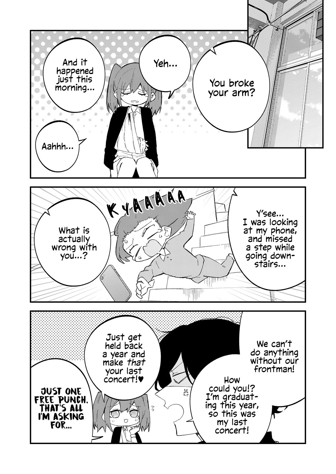 Wolf-chan Is Trying to Feign Indifference Chapter 64 page 10 - Chapter 64: Band and Frontman