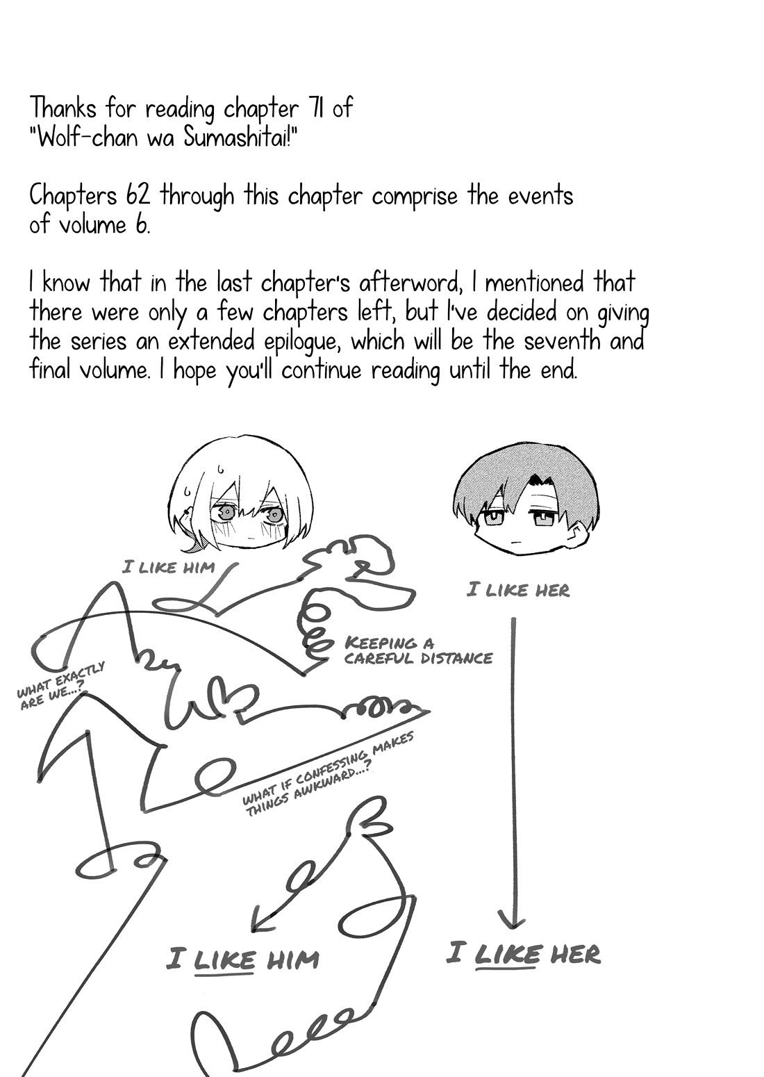 Wolf-chan Is Trying to Feign Indifference Chapter 71 page 21 - Chapter 71: Escort and Pleading
