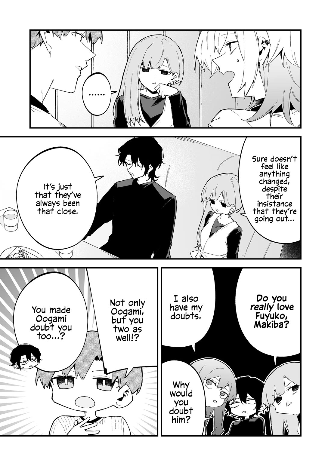 Wolf-chan Is Trying to Feign Indifference Chapter 73 page 3 - Chapter 73: The Oshi Protection Squad and Debriefing