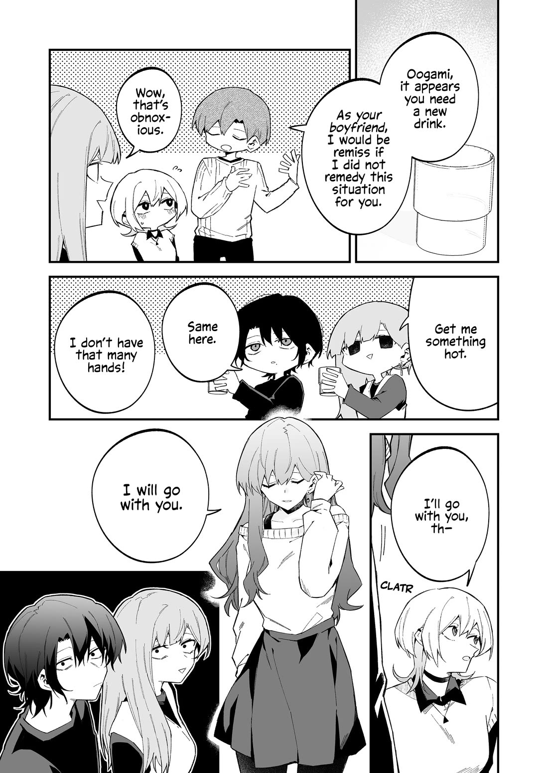 Wolf-chan Is Trying to Feign Indifference Chapter 73 page 7 - Chapter 73: The Oshi Protection Squad and Debriefing