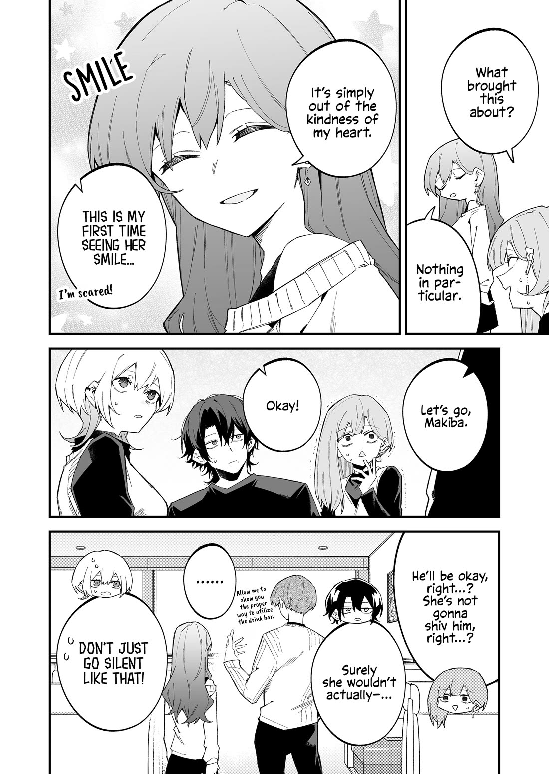 Wolf-chan Is Trying to Feign Indifference Chapter 73 page 8 - Chapter 73: The Oshi Protection Squad and Debriefing