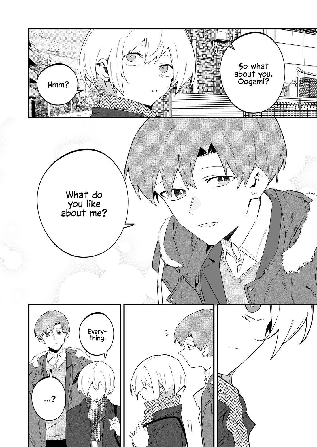 Wolf-chan Is Trying to Feign Indifference Chapter 75 page 12 - Chapter 75: Love gossip and an interrogation