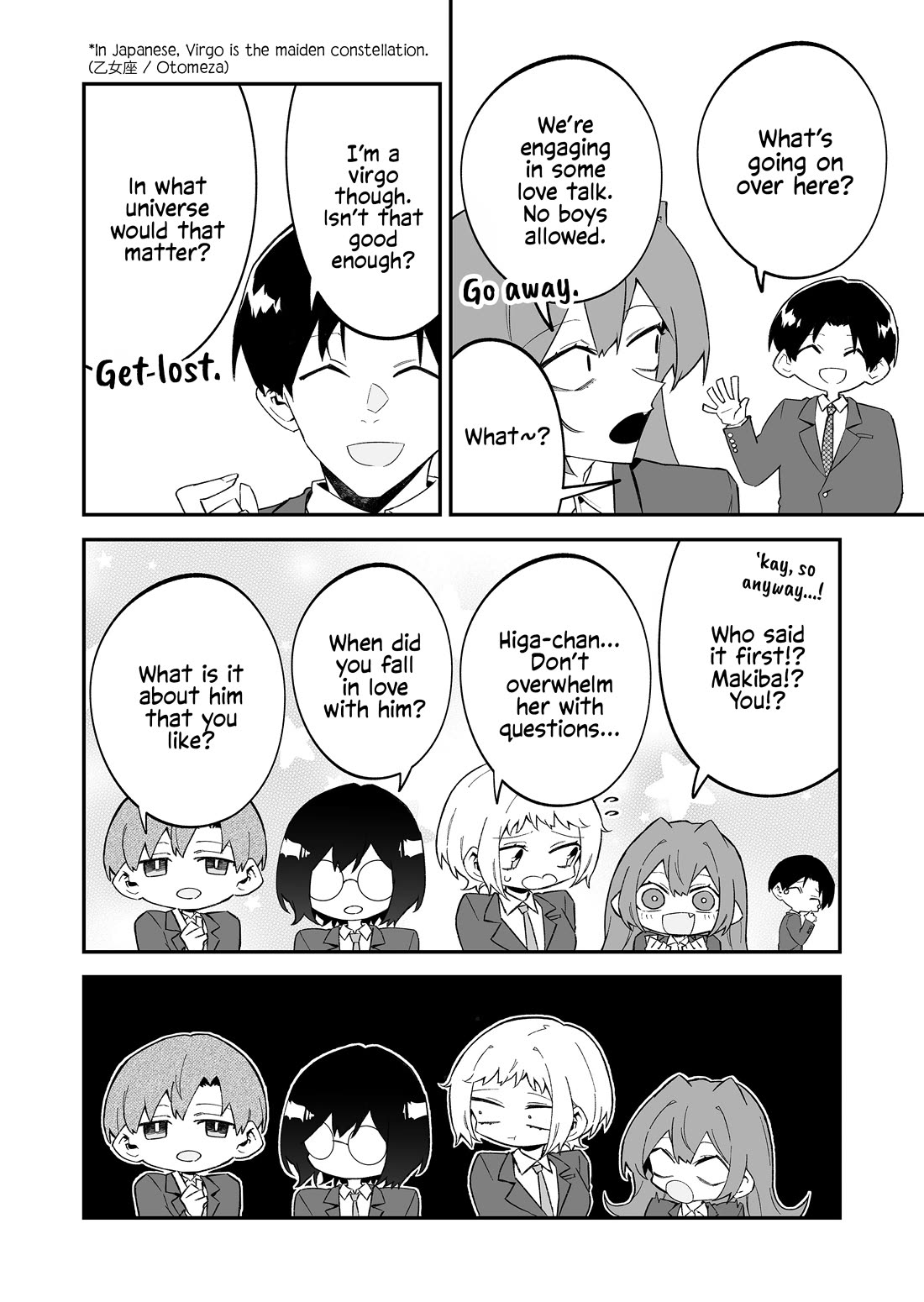 Wolf-chan Is Trying to Feign Indifference Chapter 75 page 4 - Chapter 75: Love gossip and an interrogation