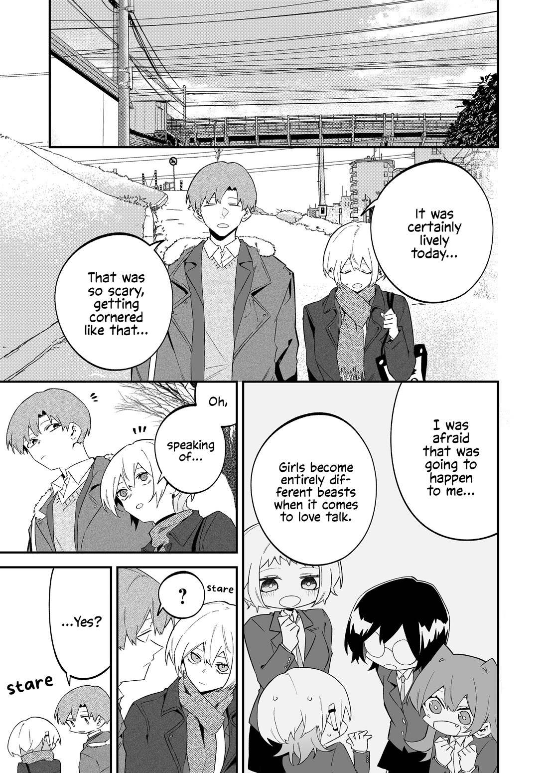 Wolf-chan Is Trying to Feign Indifference Chapter 75 page 9 - Chapter 75: Love gossip and an interrogation