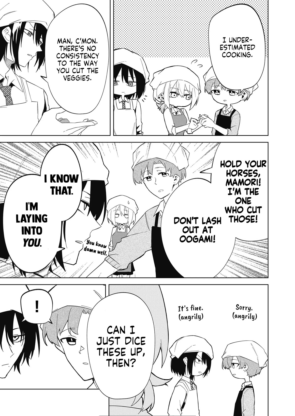 Wolf-chan Is Trying to Feign Indifference Chapter 8 page 5 - Chapter 8: Cooking Practice and Attentive Listening