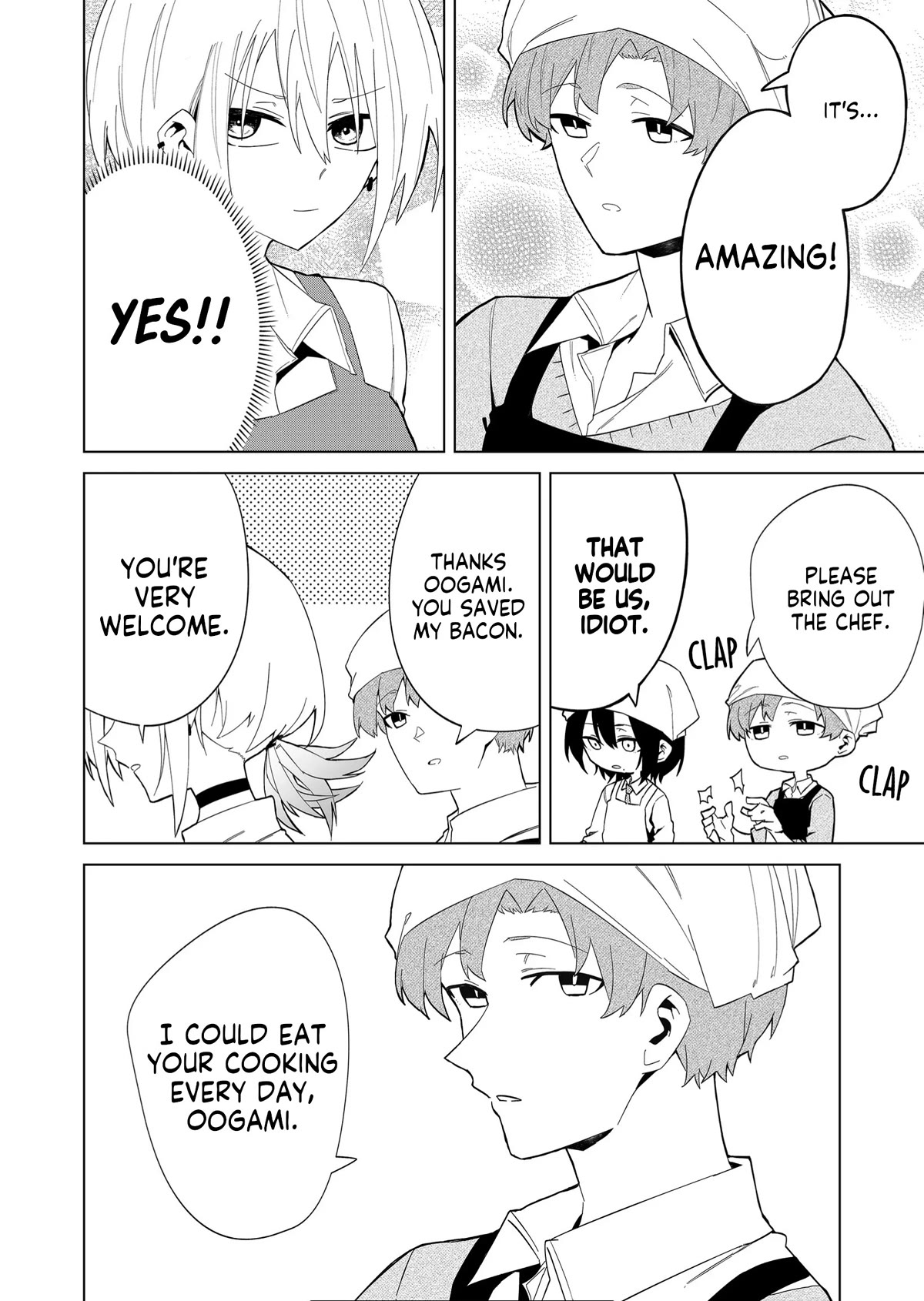 Wolf-chan Is Trying to Feign Indifference Chapter 8 page 8 - Chapter 8: Cooking Practice and Attentive Listening