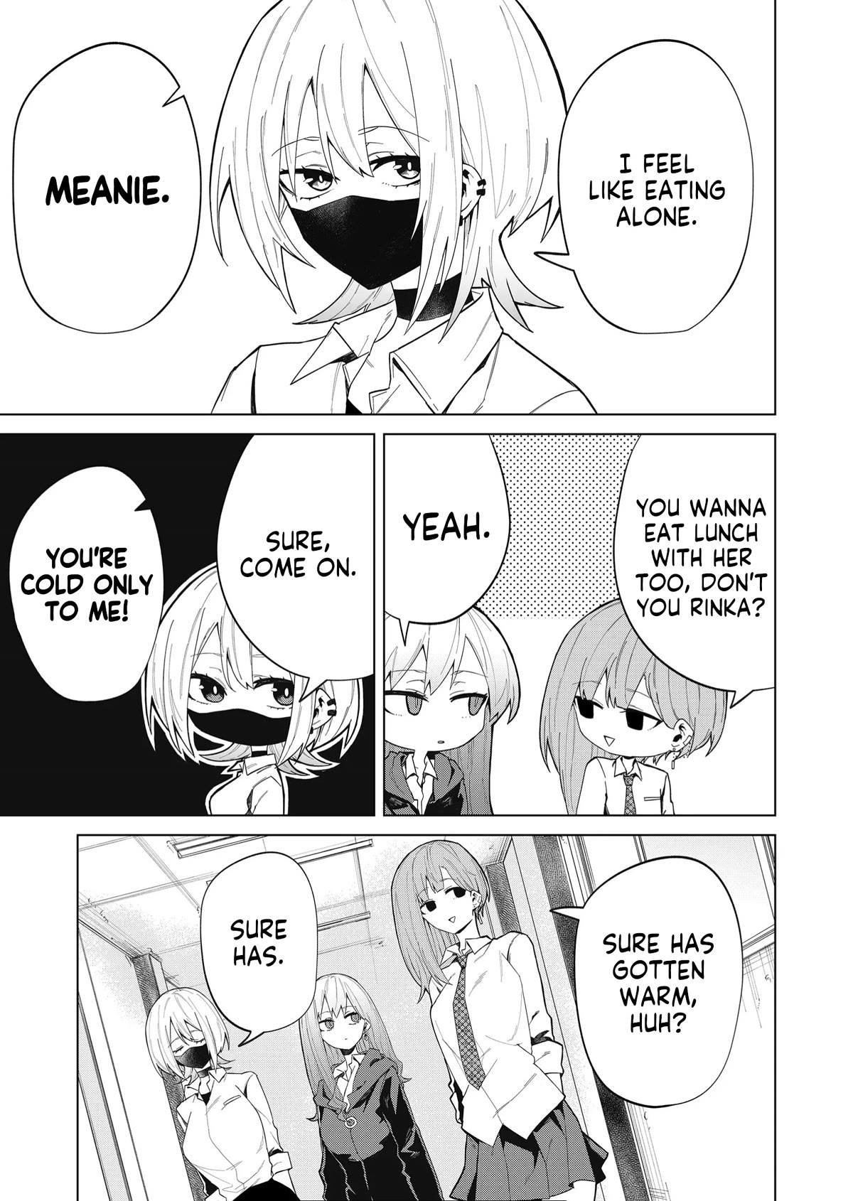 Wolf-chan Is Trying to Feign Indifference Chapter 9 page 3 - Chapter 9: Bugs and Love Talk