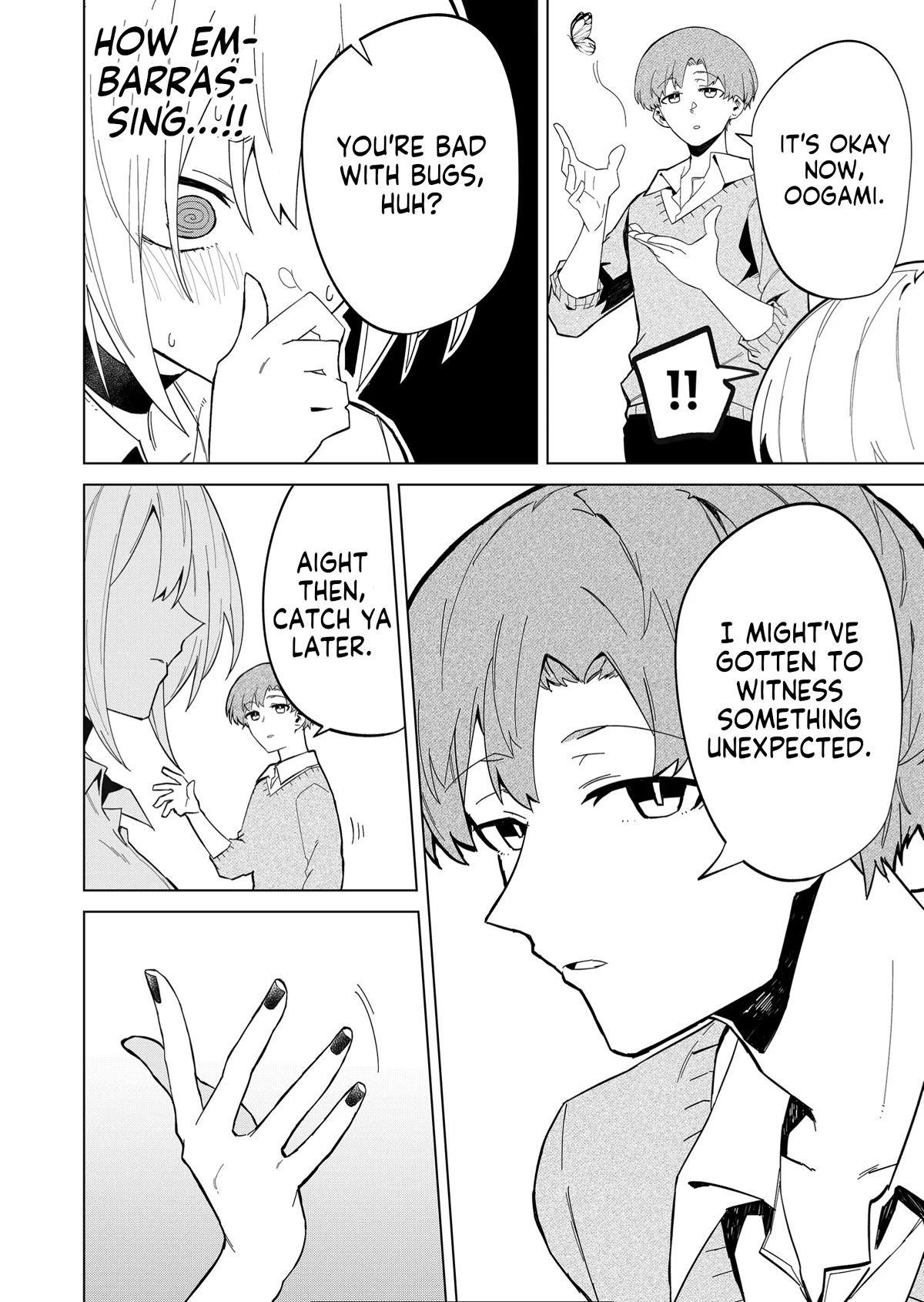 Wolf-chan Is Trying to Feign Indifference Chapter 9 page 8 - Chapter 9: Bugs and Love Talk