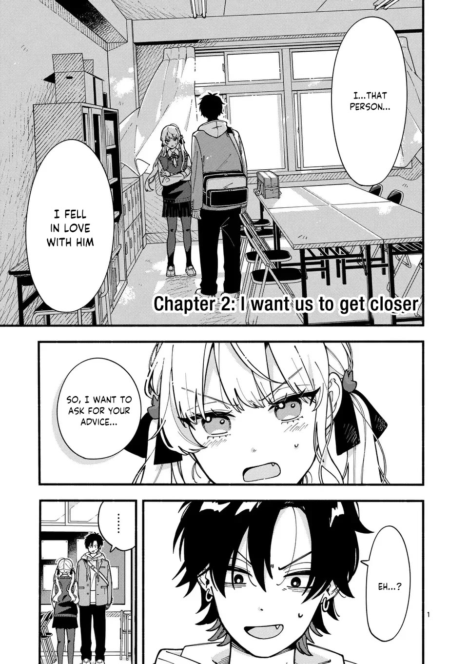 Wolf Falls in Love with Moon Chapter 2 page 2 - Chapter 2: I want us to get closer